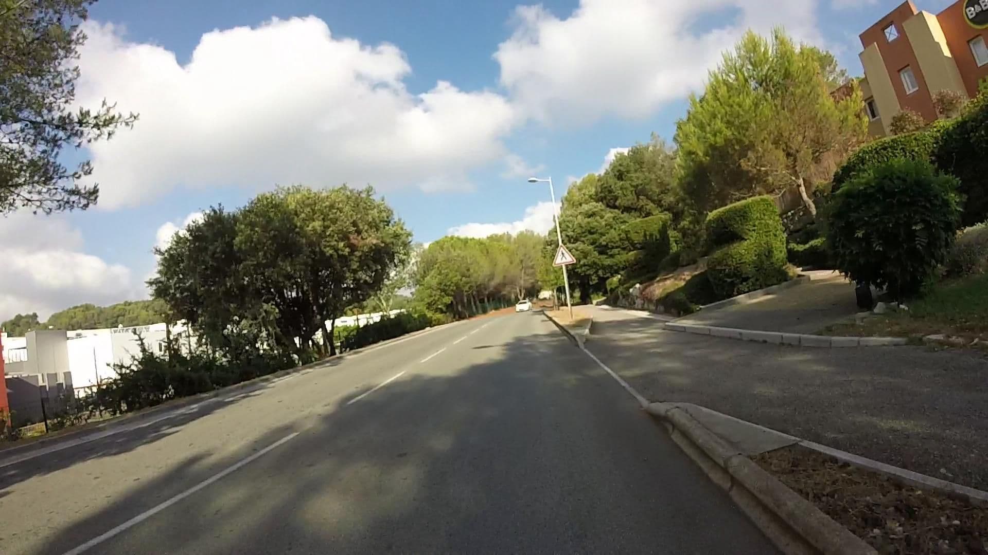 Street view near B&B HOTEL Antibes Sophia Antipolis, Biot — © drenaud1986 (CC BY-SA · Mapillary)