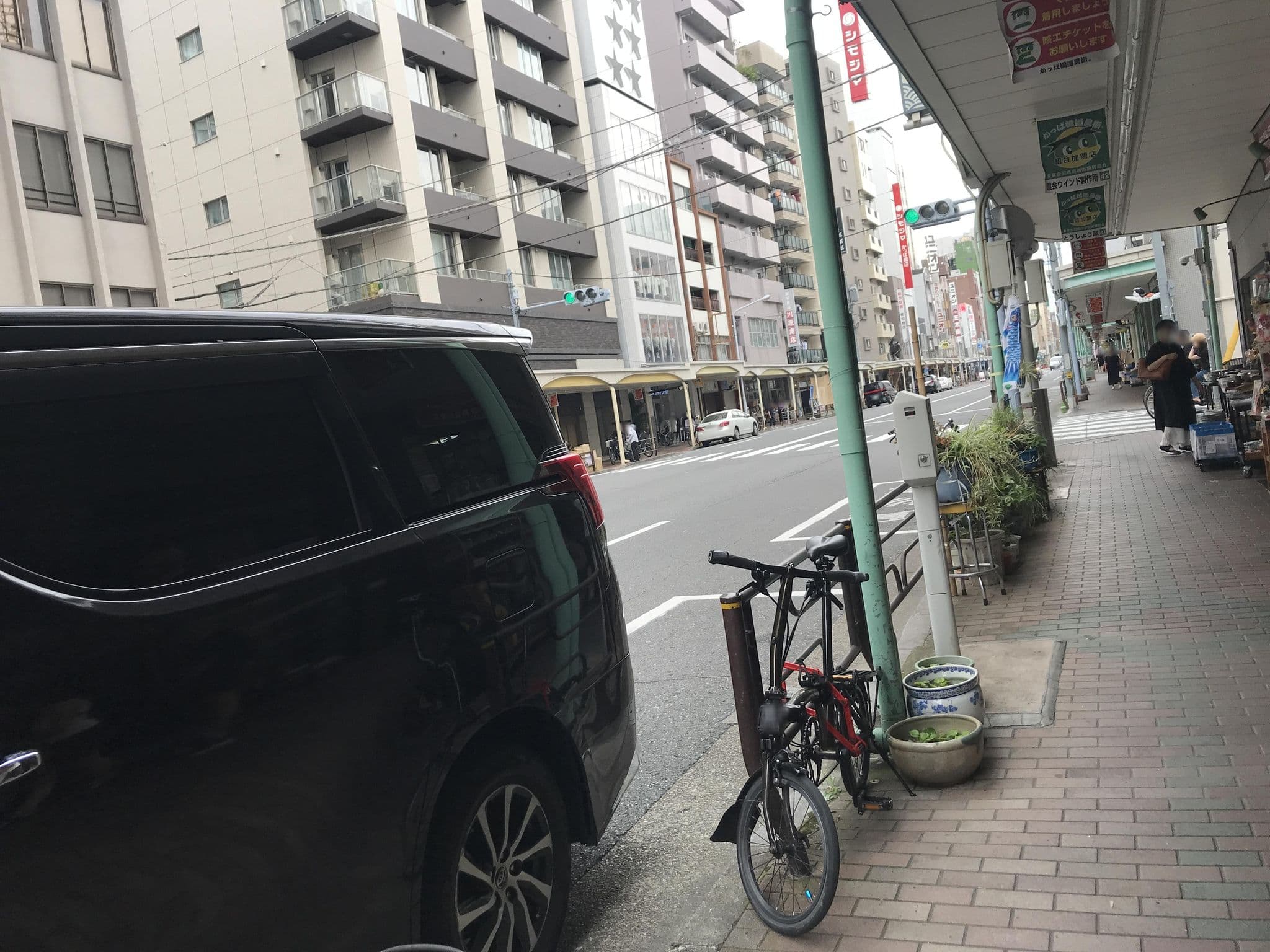 Street view near KOKO HOTEL Residence Asakusa Kappabashi, Asakusa — © musashino5 (CC BY-SA · Mapillary)
