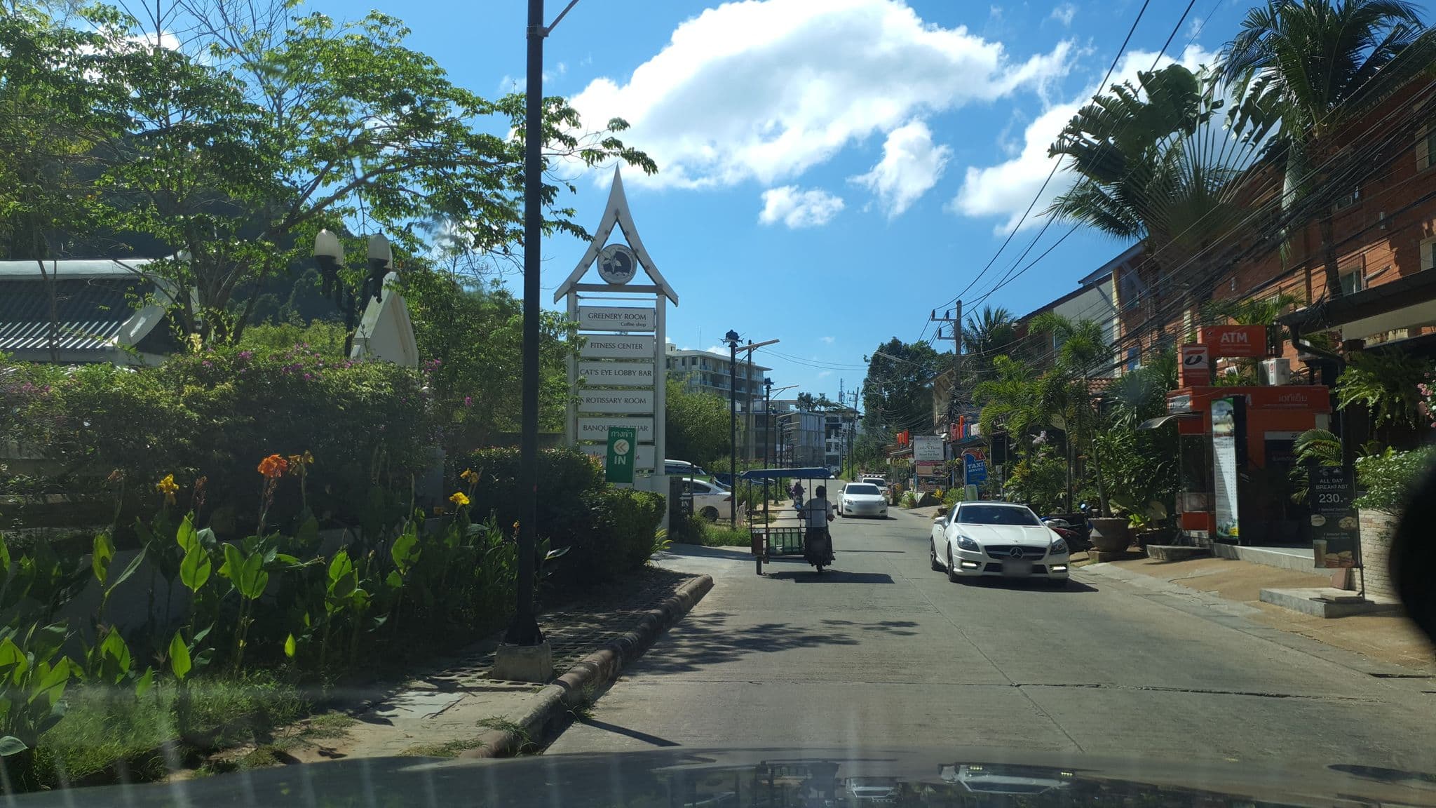 Street view near Baanbandalay Hotel/ Anyana spa/Cafedelmar Restaurant, Ban Ao Nang