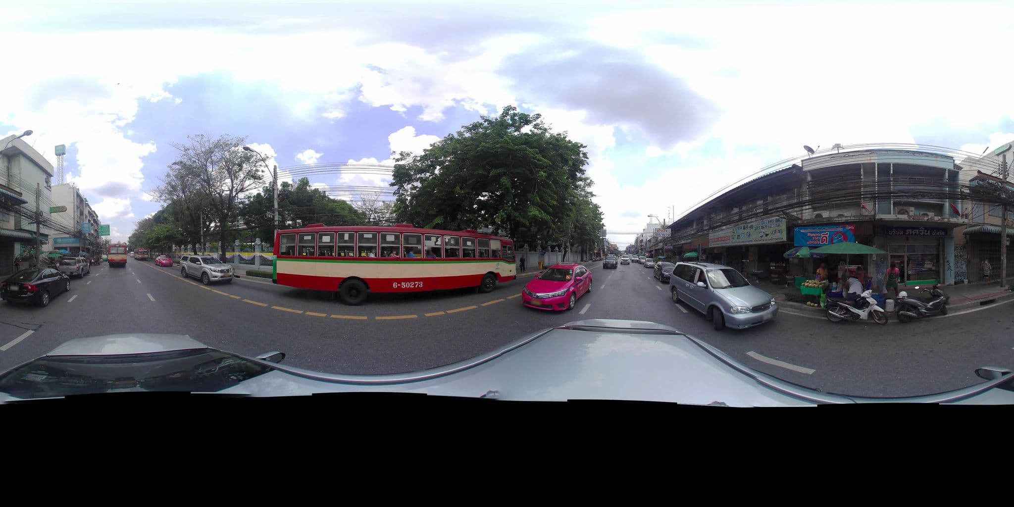 Street view near LOST INN BKK, Phra Nakhon