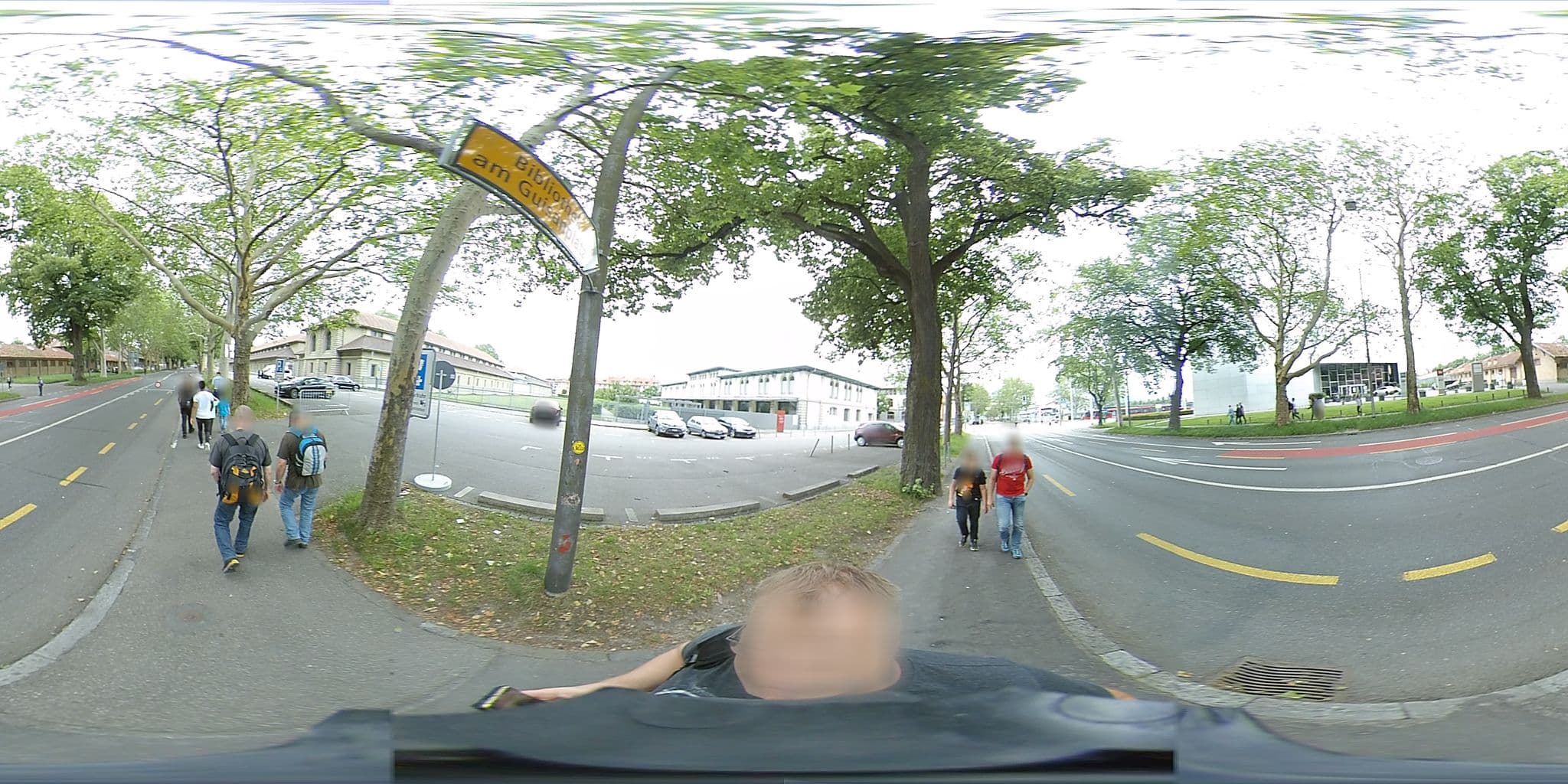 Street view near Novotel Bern Expo, Bern — © klimakas (CC BY-SA · Mapillary)