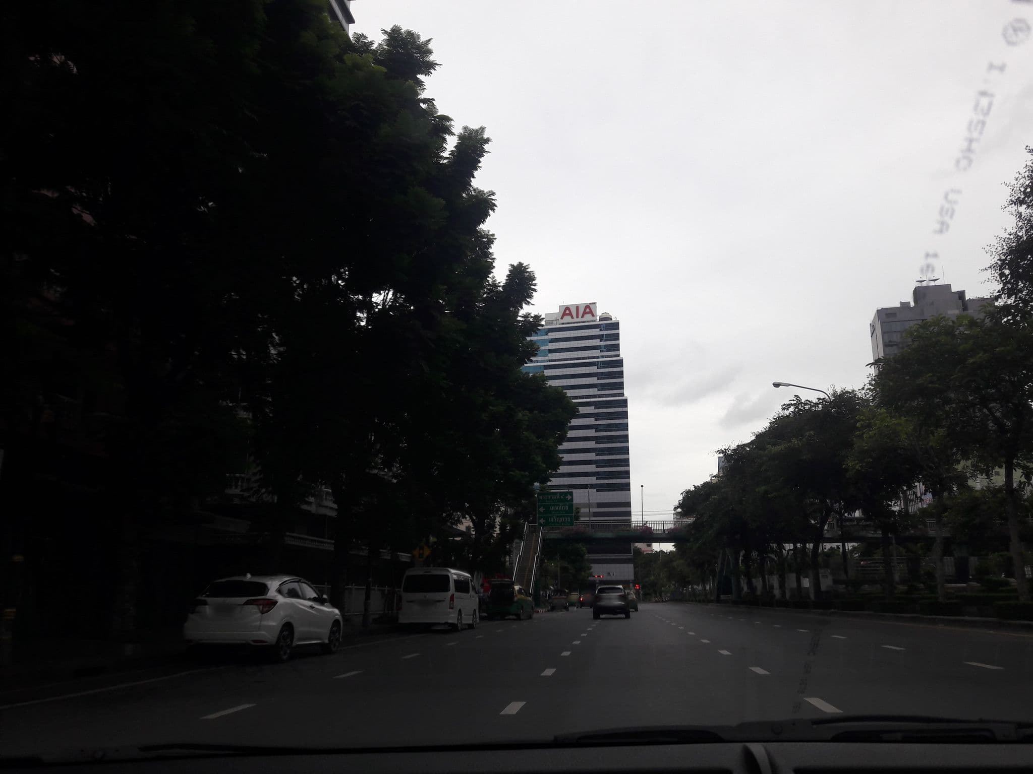 Street view near Silom Nara, Bang Rak