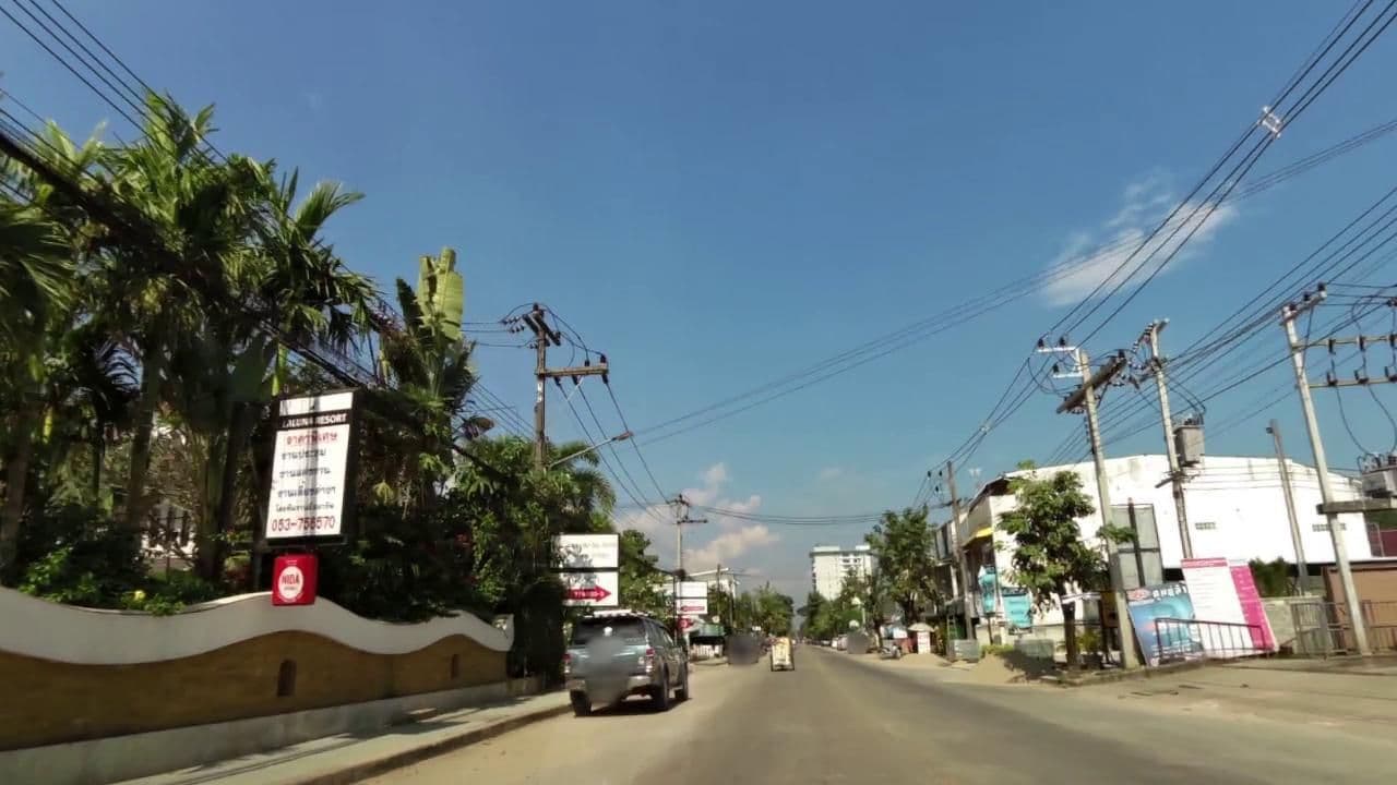 Street view near Ariya inn Chiangrai, Chiang Rai