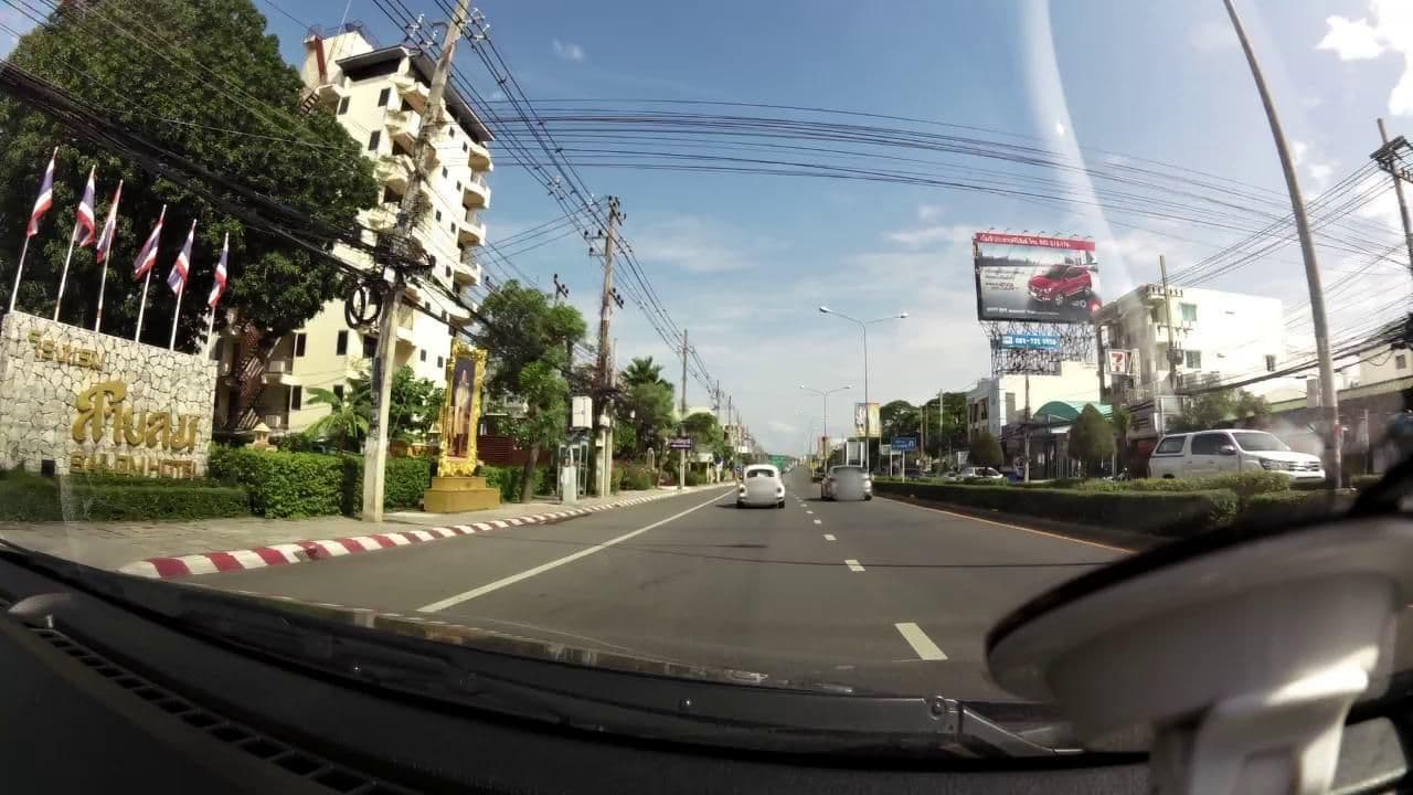 Street view near Sailom Hotel Hua Hin : โรงแรมสายลม หัวหิน, Hua Hin