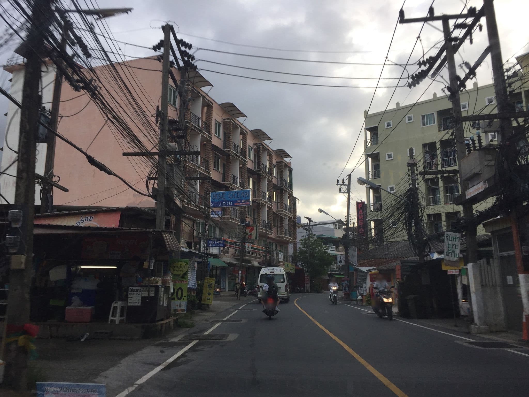 Street view near Patong Eyes Hotel, Patong