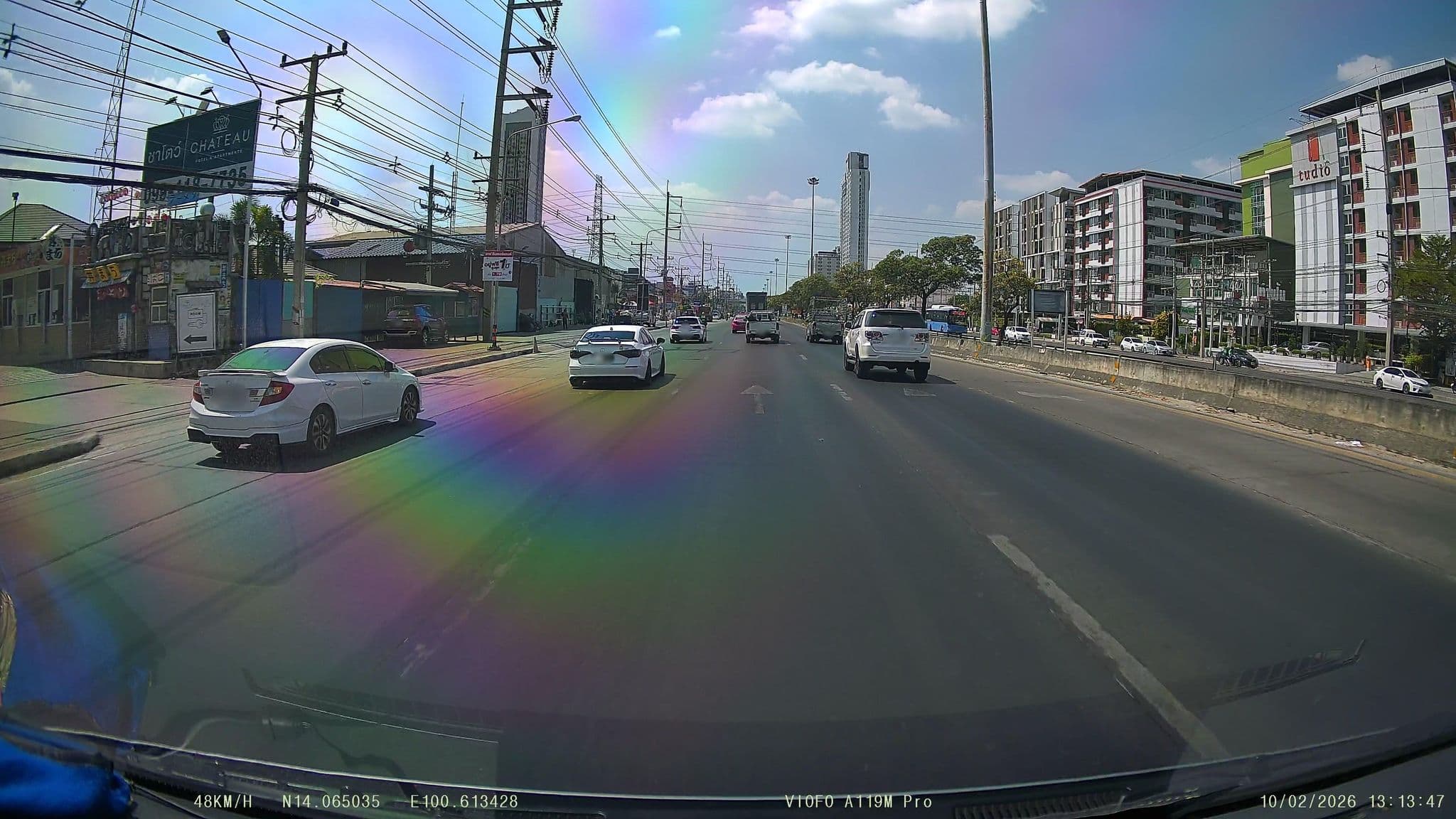 Street view near Chateau Hotel & Apartments, Khlong Luang — © ThailandCambodia (CC BY-SA · Mapillary)