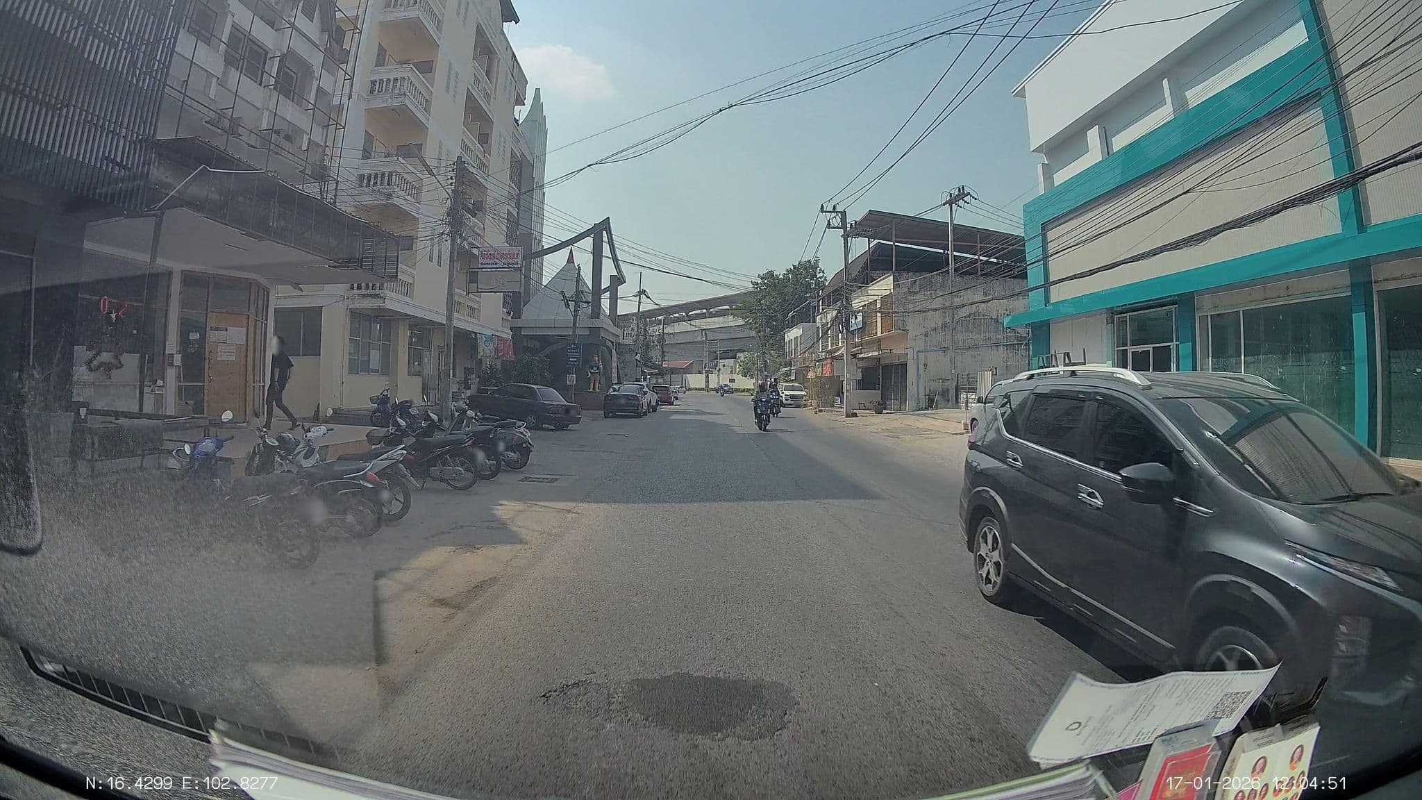 Street view near The Boss Grand Tower Hotel, Khon Kaen — © ThailandCambodia (CC BY-SA · Mapillary)