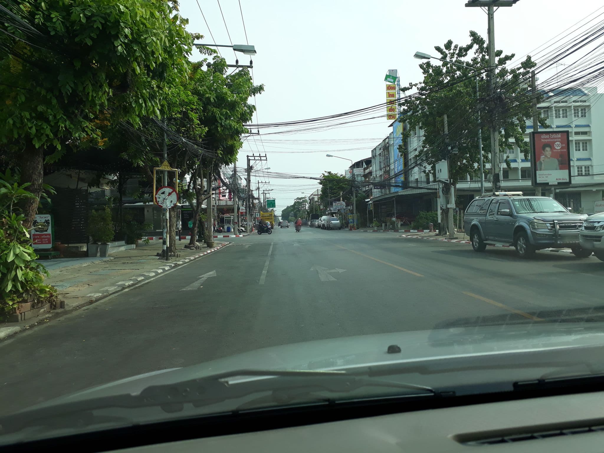Street view near Saen Samran Hotel, Khon Kaen — © theppitak (CC BY-SA · Mapillary)