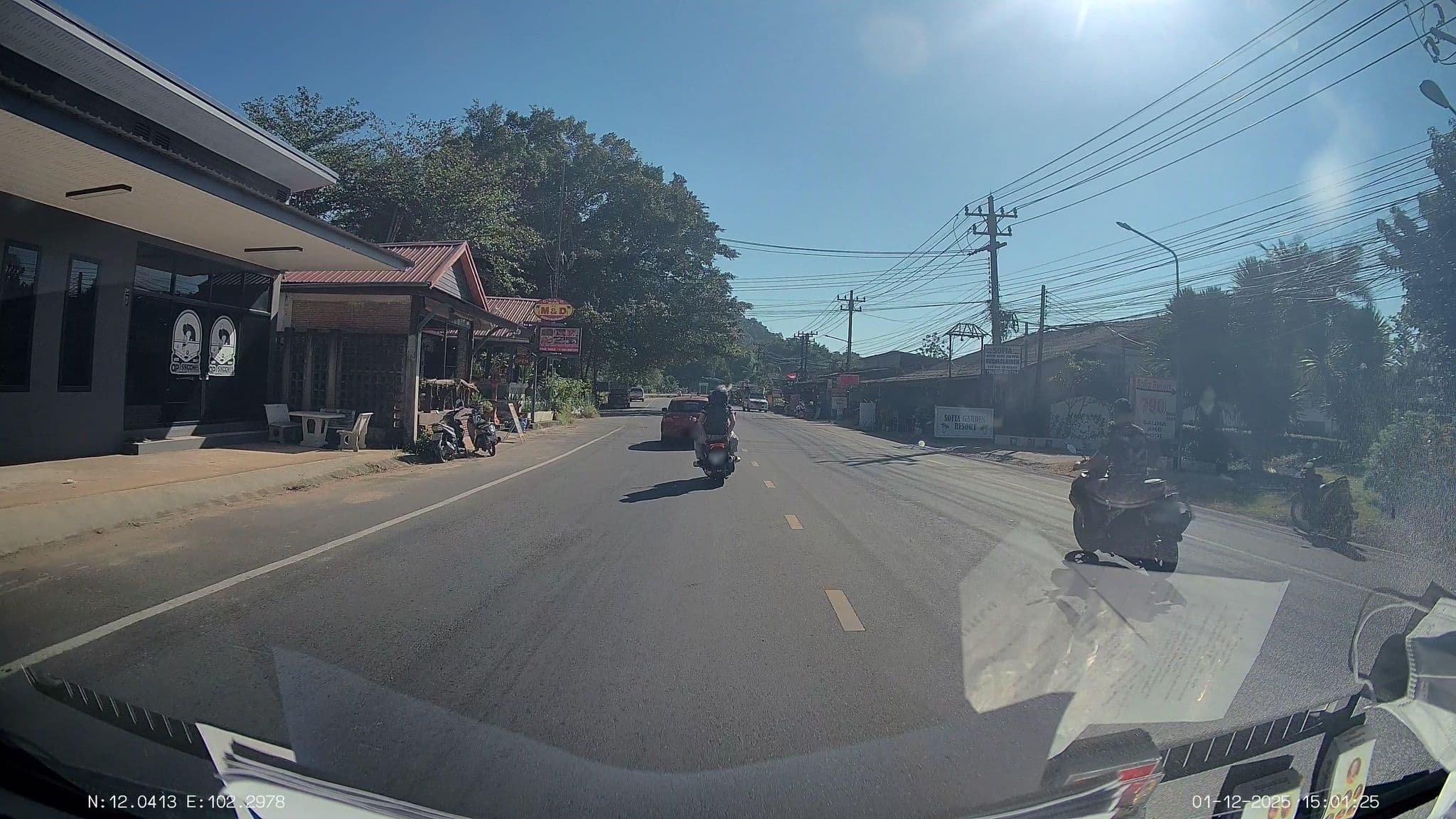 Street view near Sofia Garden Resort, Ko Chang