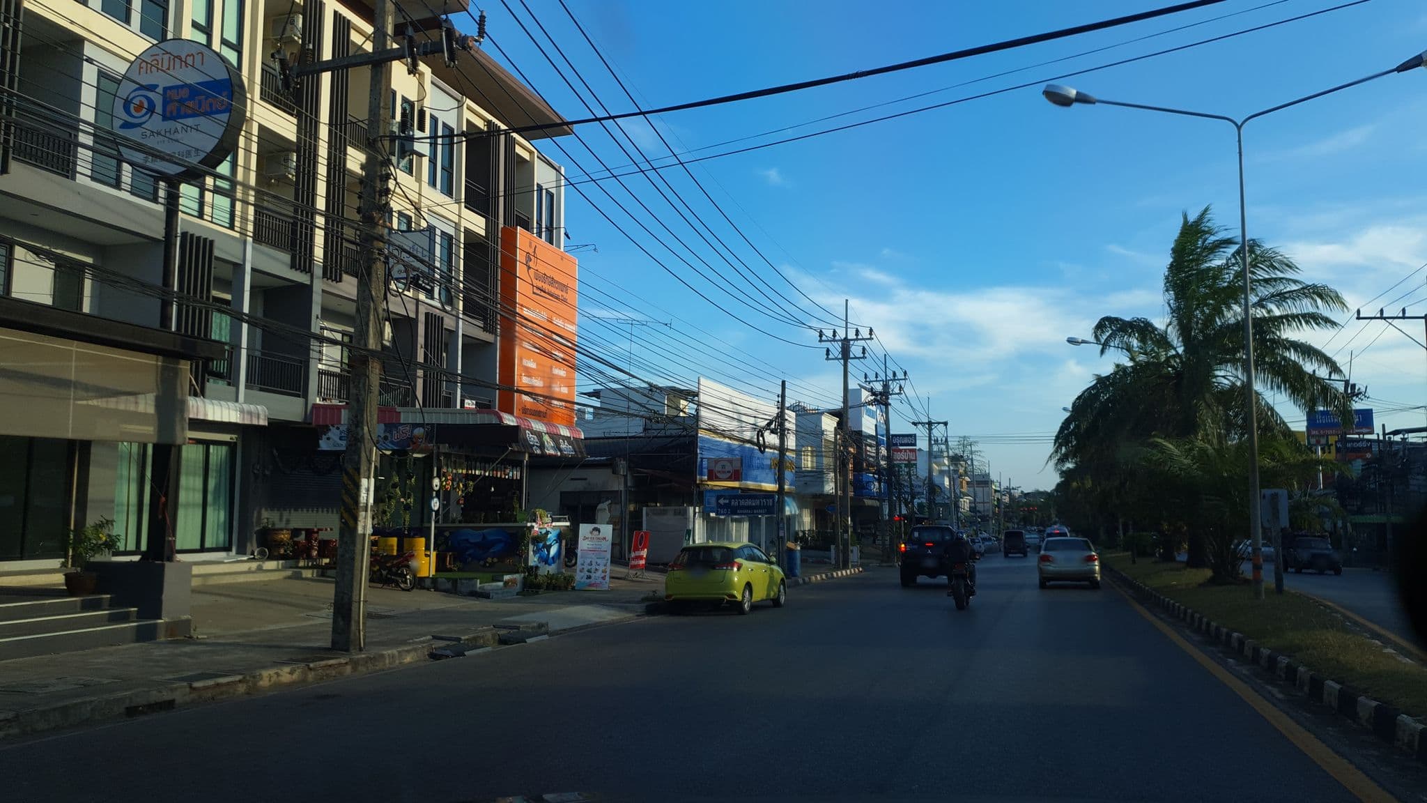 Street view near Well Timed hotel, Krabi