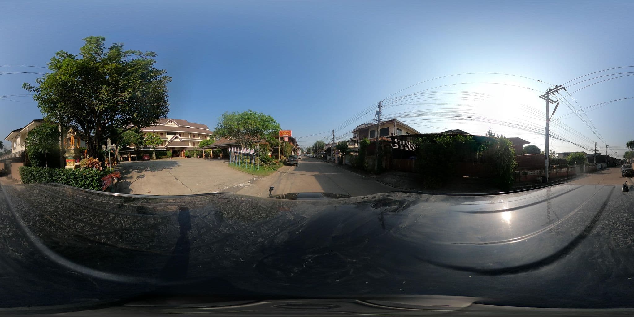 Street view near Sawadee Lana hotel, Nan