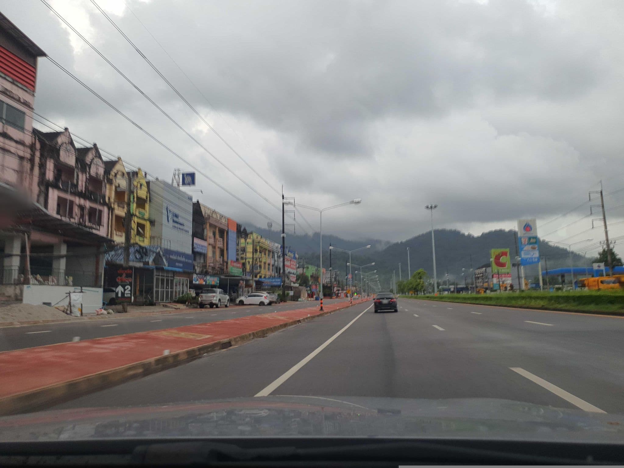 Street view near The Boat House, Ranong