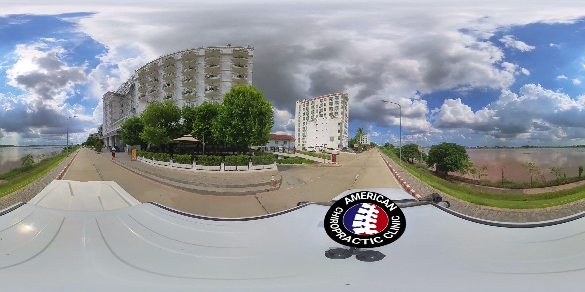 Street view near Eastin Hotel Vientiane Laos, Si Chiang Mai — © DrLogan (CC BY-SA · Mapillary)