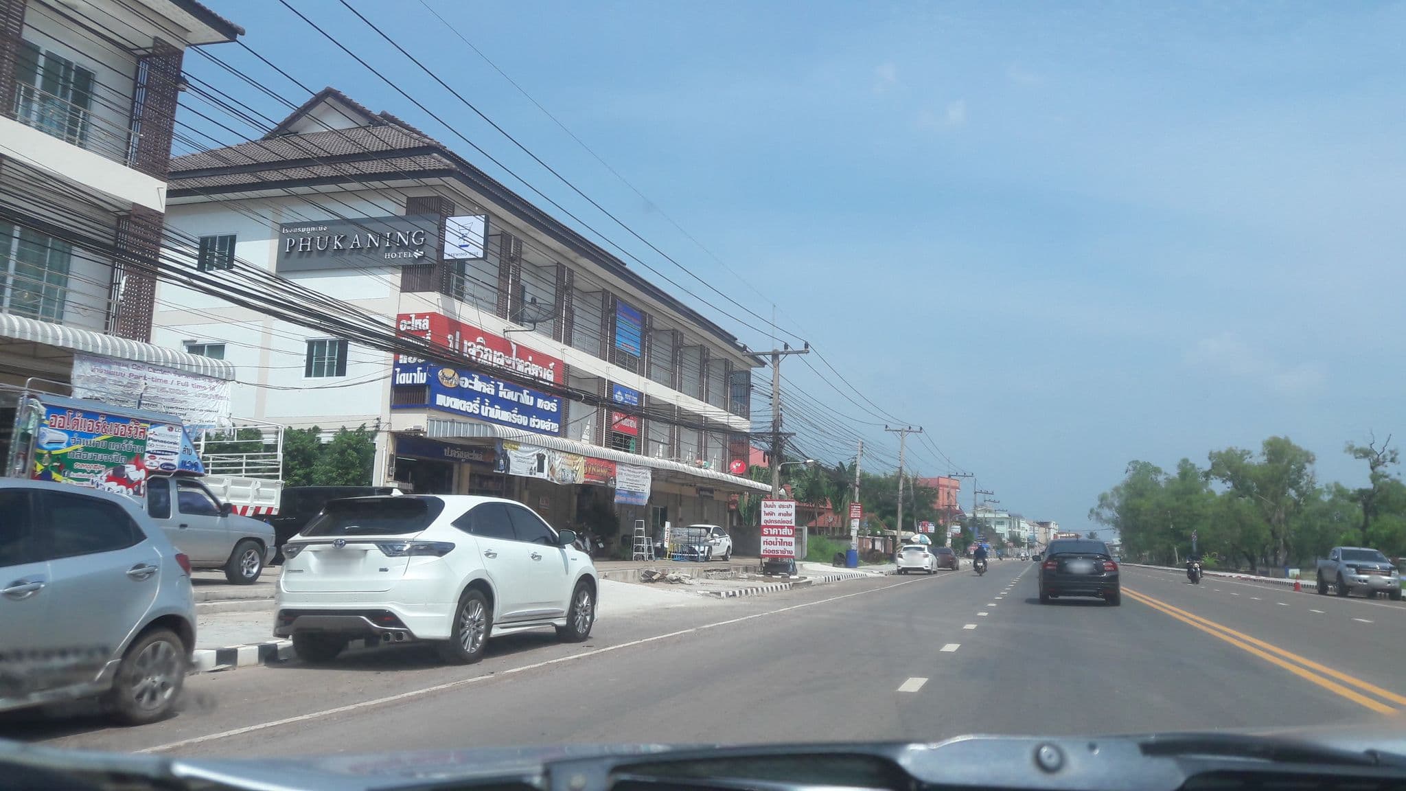 Street view near Phukaning Hotel, Udon Thani