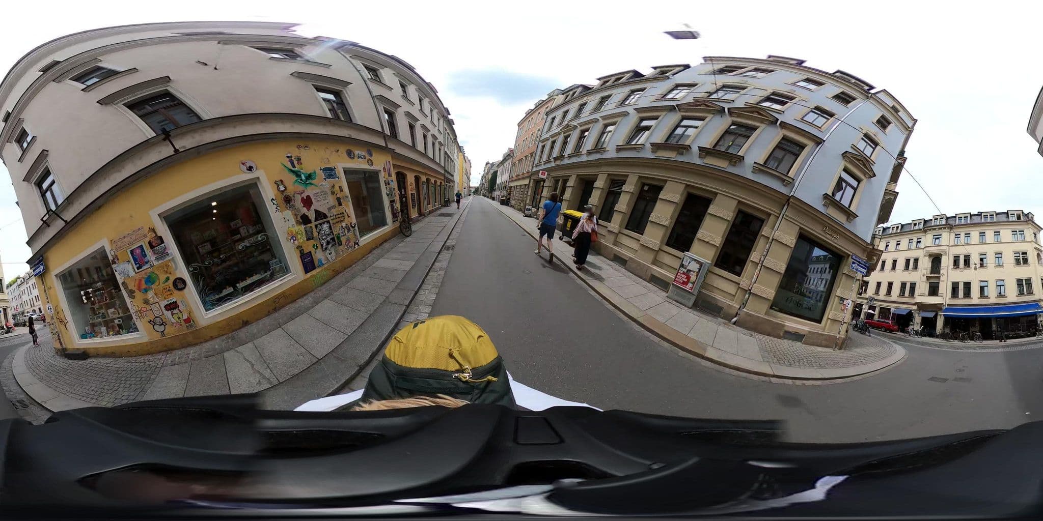 Street view near Hostel Mondpalast Dresden, Äußere Neustadt — © geowatti (CC BY-SA · Mapillary)