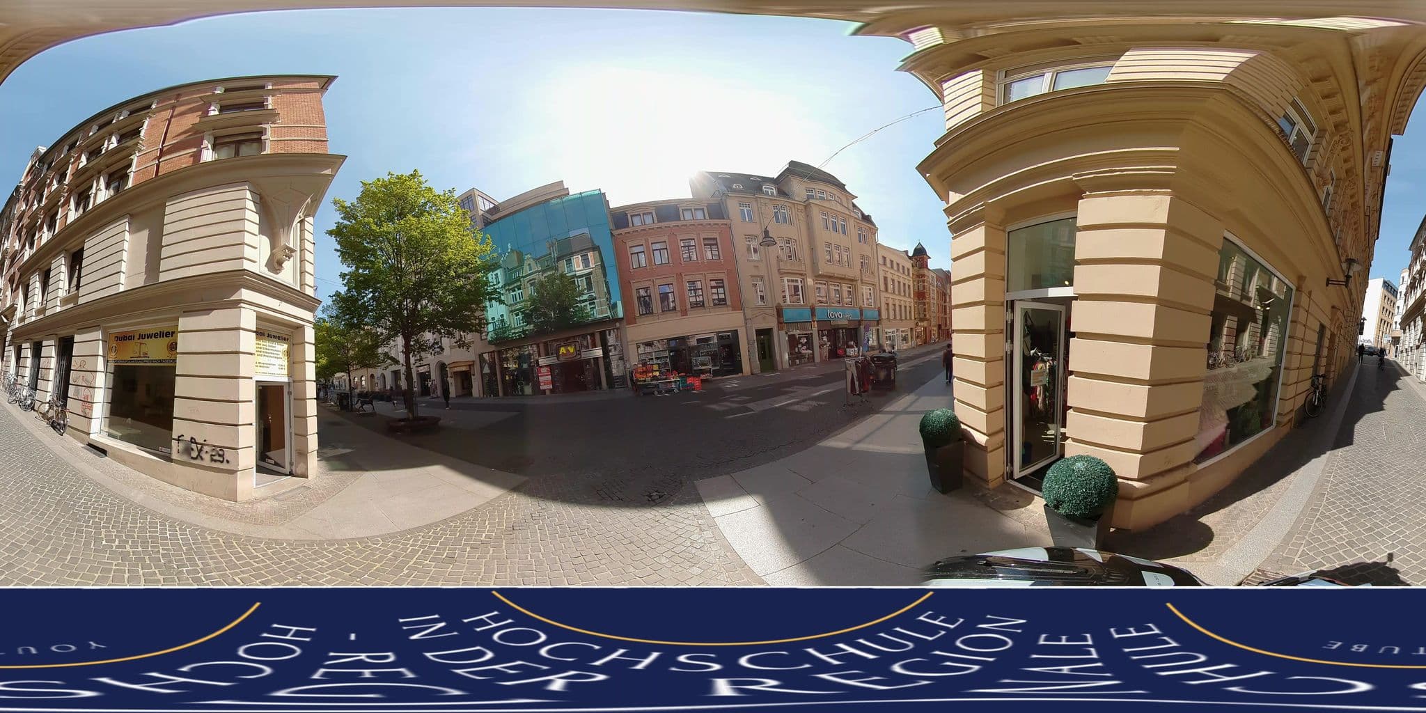 Street view near DORMERO Hotel Halle, Halle (Saale) — © MarcAurel2 (CC BY-SA · Mapillary)