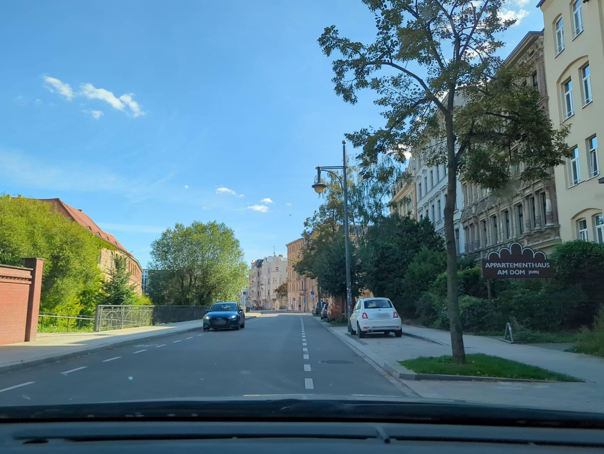 Street view near Hostel No5 Haus 'CITY', Halle (Saale) — © AlexSpritze (CC BY-SA · Mapillary)