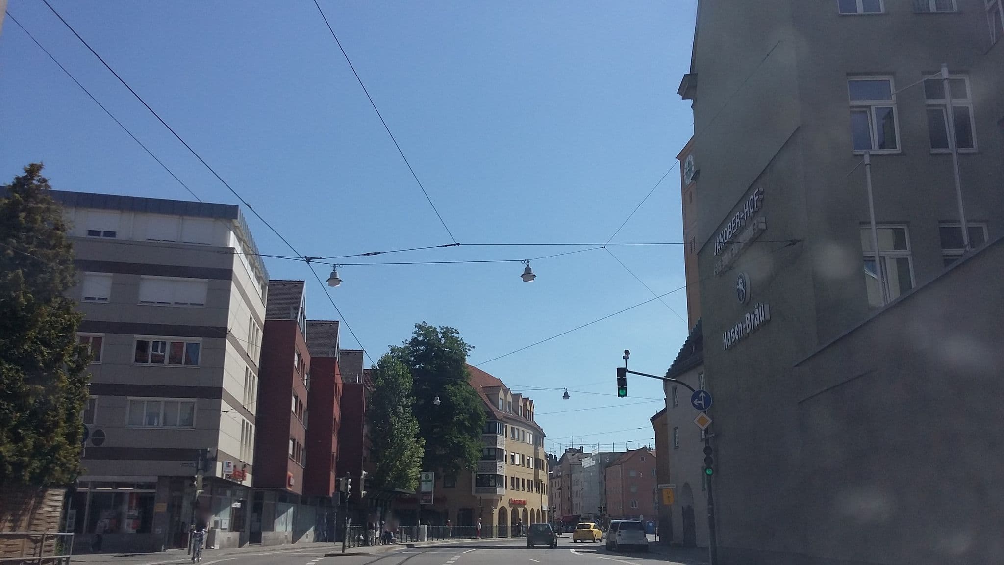 Street view near Hotel Jakoberhof, Augsburg — © maturion (CC BY-SA · Mapillary)