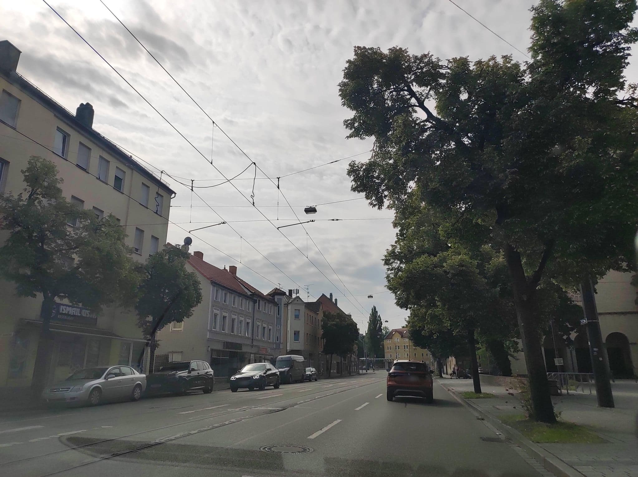 Street view near Pension Las Vegas, Augsburg — © msdess (CC BY-SA · Mapillary)