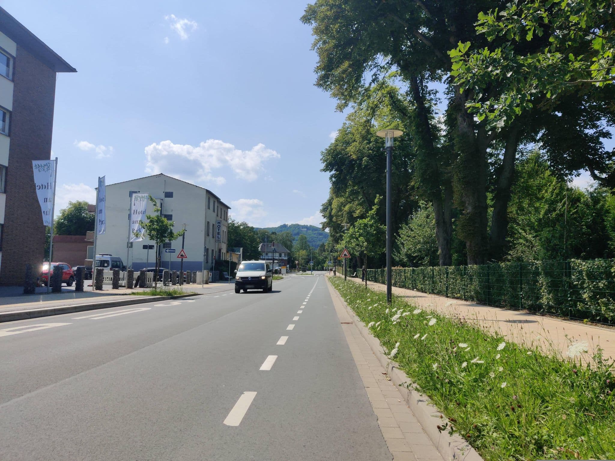 Street view near Hotel am Park Bad Driburg, Bad Driburg — © amenophis (CC BY-SA · Mapillary)