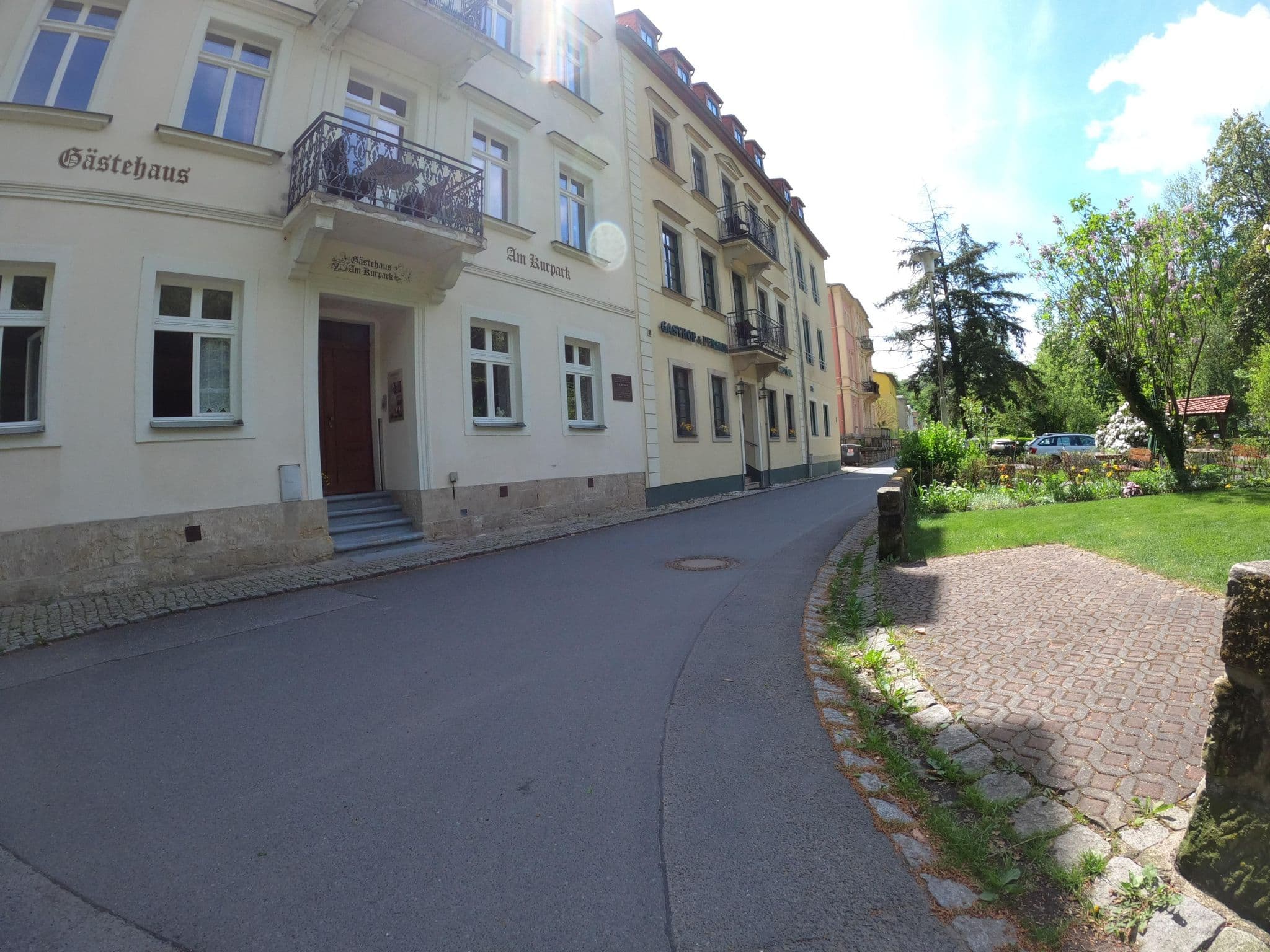 Street view near Pension & Gasthof Kurparkstübl, Bad Schandau — © masterofnoroad (CC BY-SA · Mapillary)