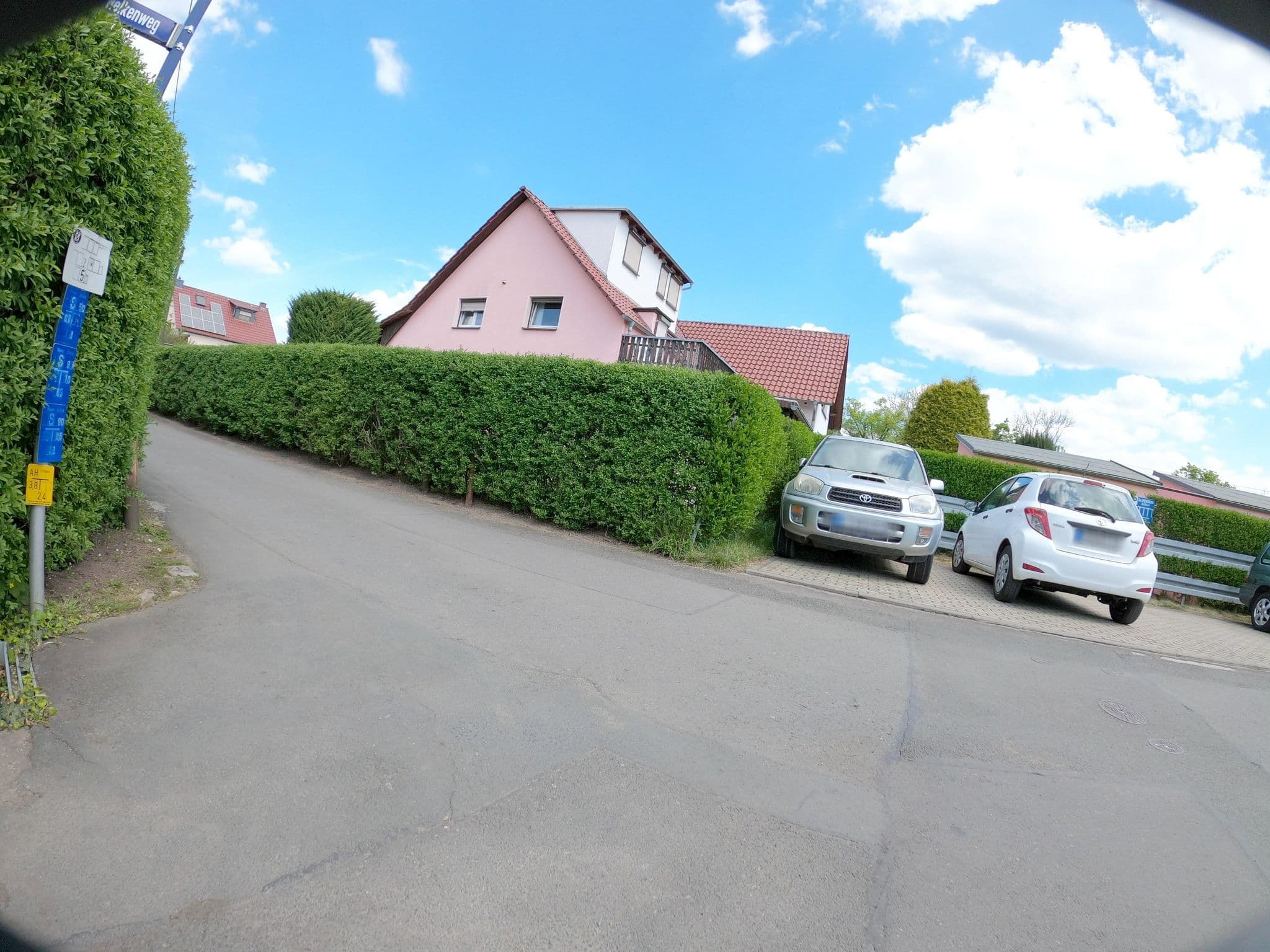 Street view near Pension Kalbitz, Jena — © 741852963 (CC BY-SA · Mapillary)