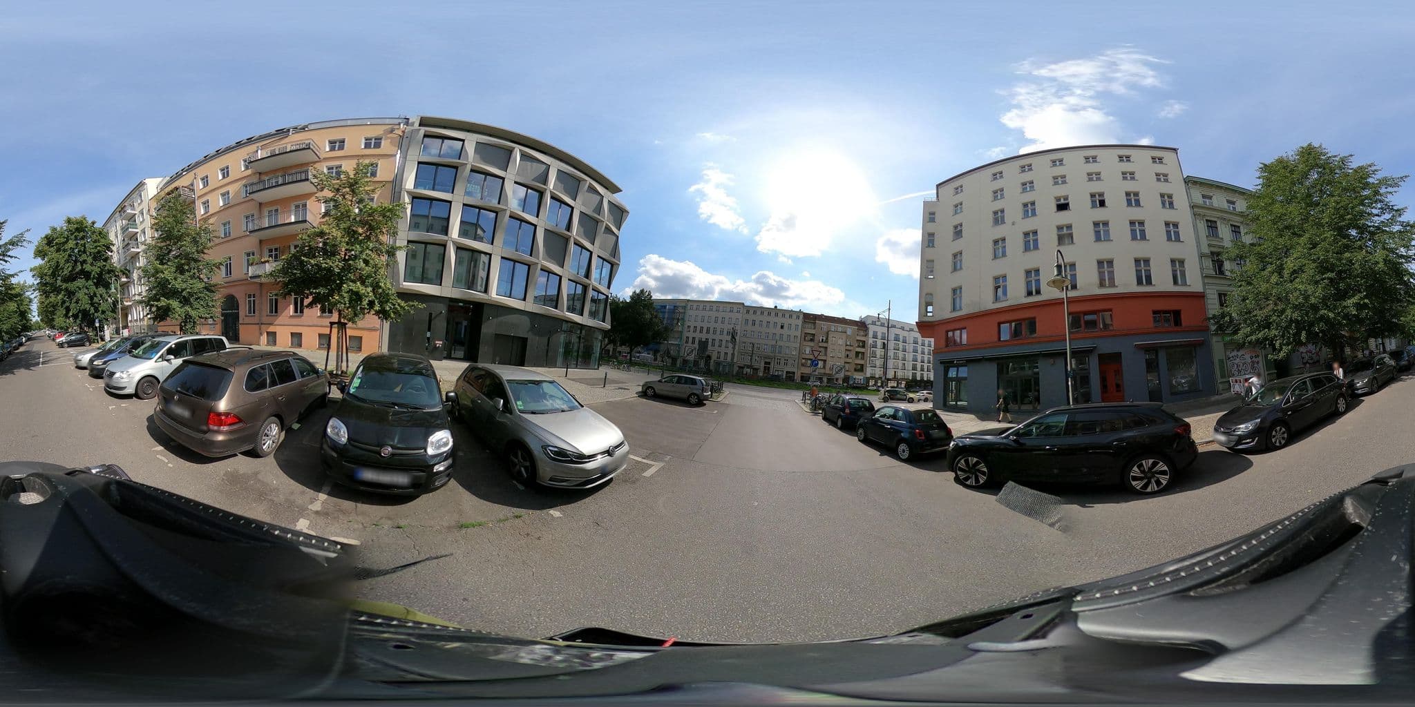Street view near Hotel Adele, Prenzlauer Berg — © tordans (CC BY-SA · Mapillary)