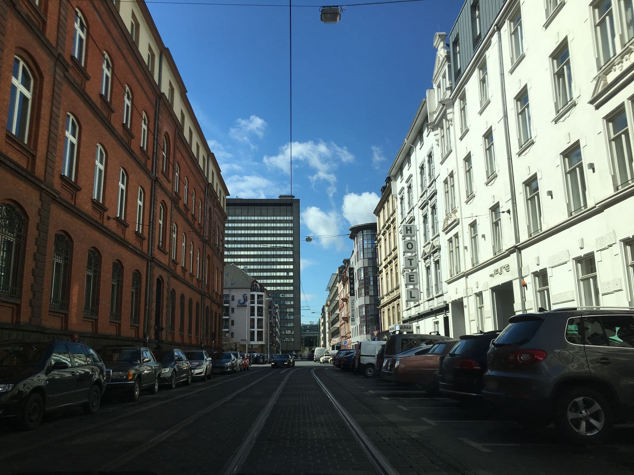 Street view near The Pure, Member of Design Hotels, Frankfurt am Main