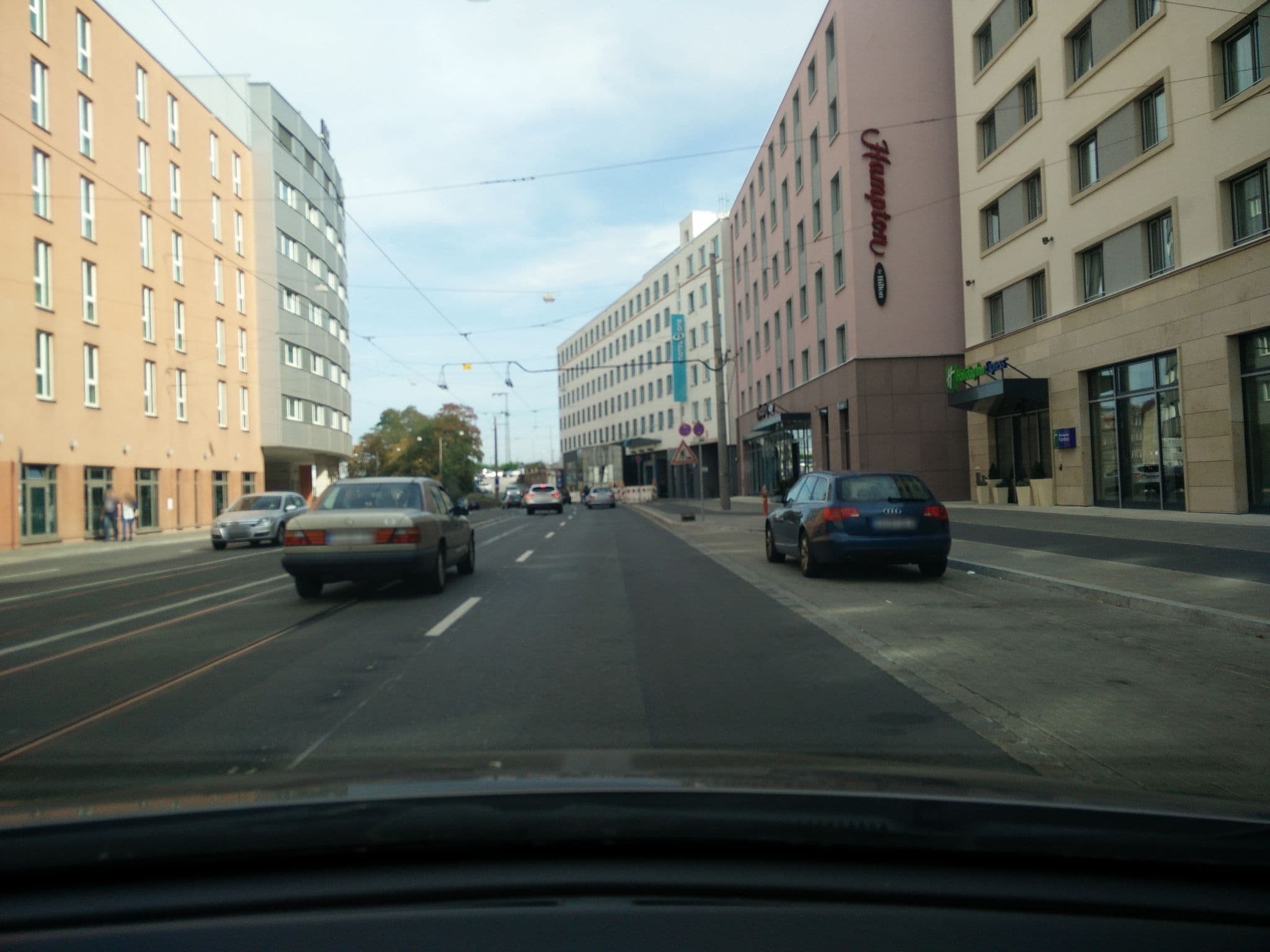 Street view near Premier Inn Nürnberg City Centre Hotel, Nuremberg — © gcklaus (CC BY-SA · Mapillary)