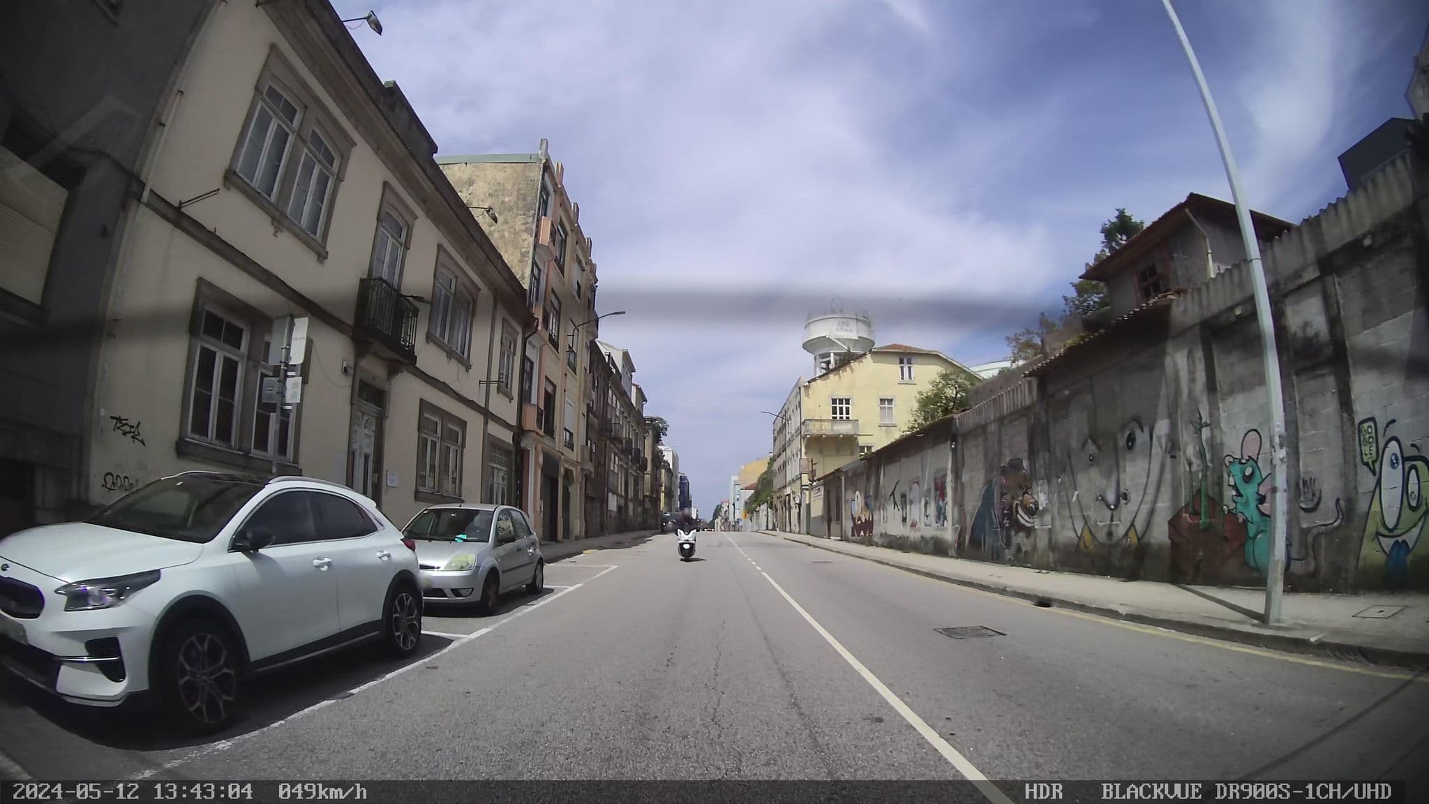 Street view near Hotel Miradouro, Porto