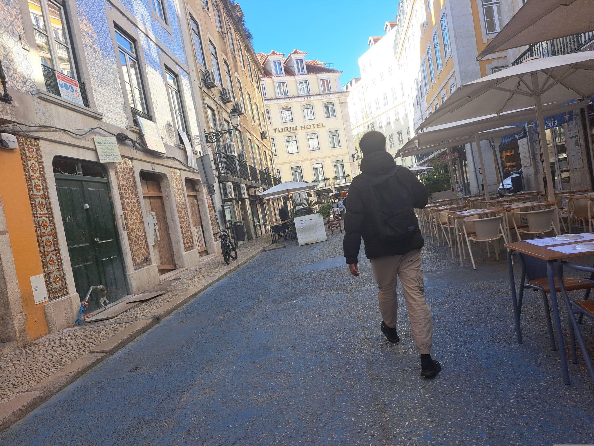 Street view near Bacalhoeiros 125 Hotel, Baixa — © beer119 (CC BY-SA · Mapillary)
