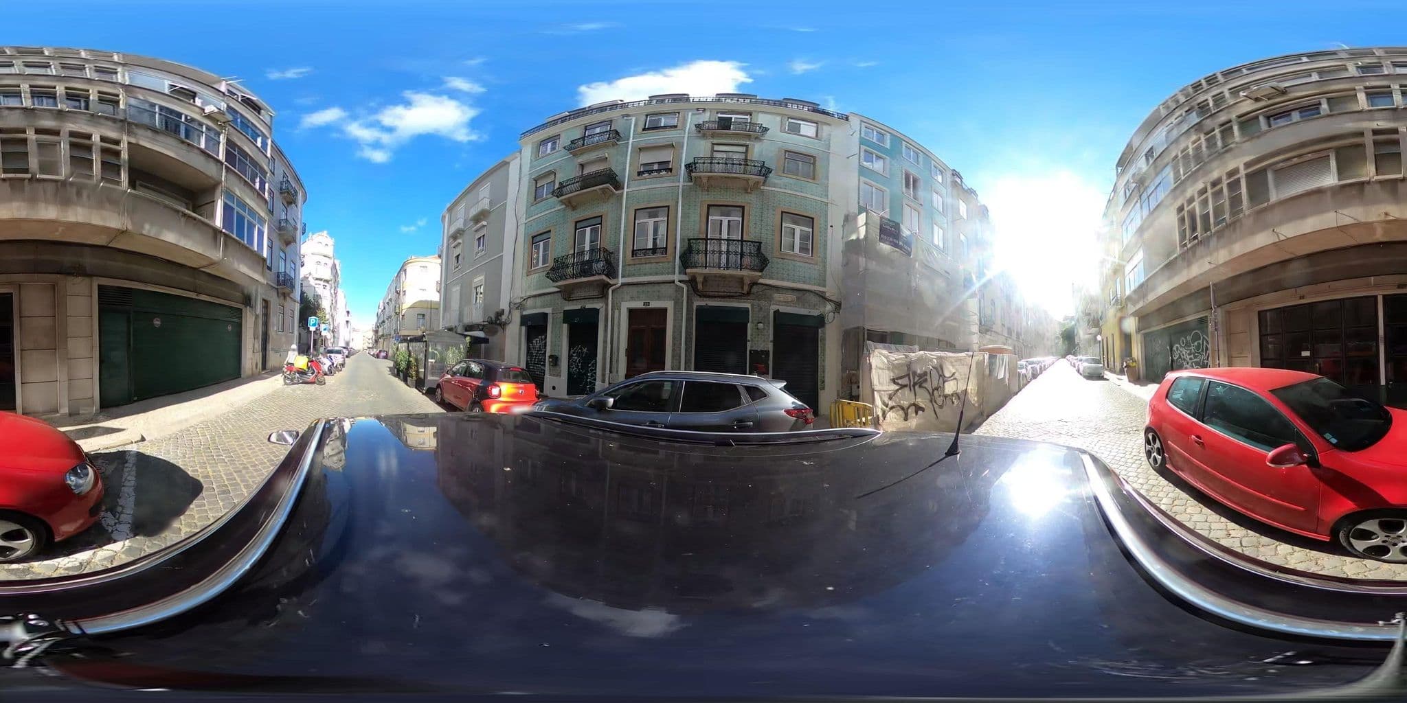 Street view near Dinya Lisbon Hotel, São Jorge de Arroios — © filohipo (CC BY-SA · Mapillary)