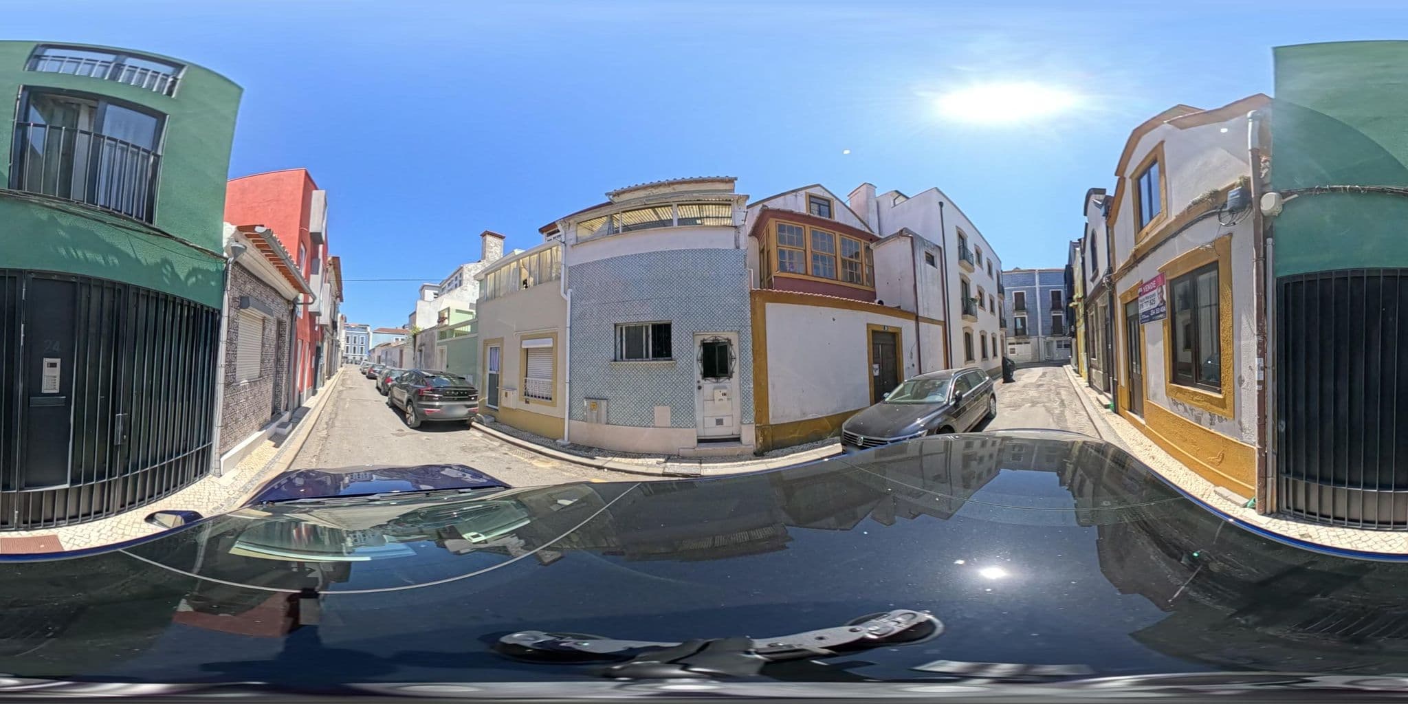 Street view near Aveiro Rossio Lodge, Aveiro — © jneiva (CC BY-SA · Mapillary)