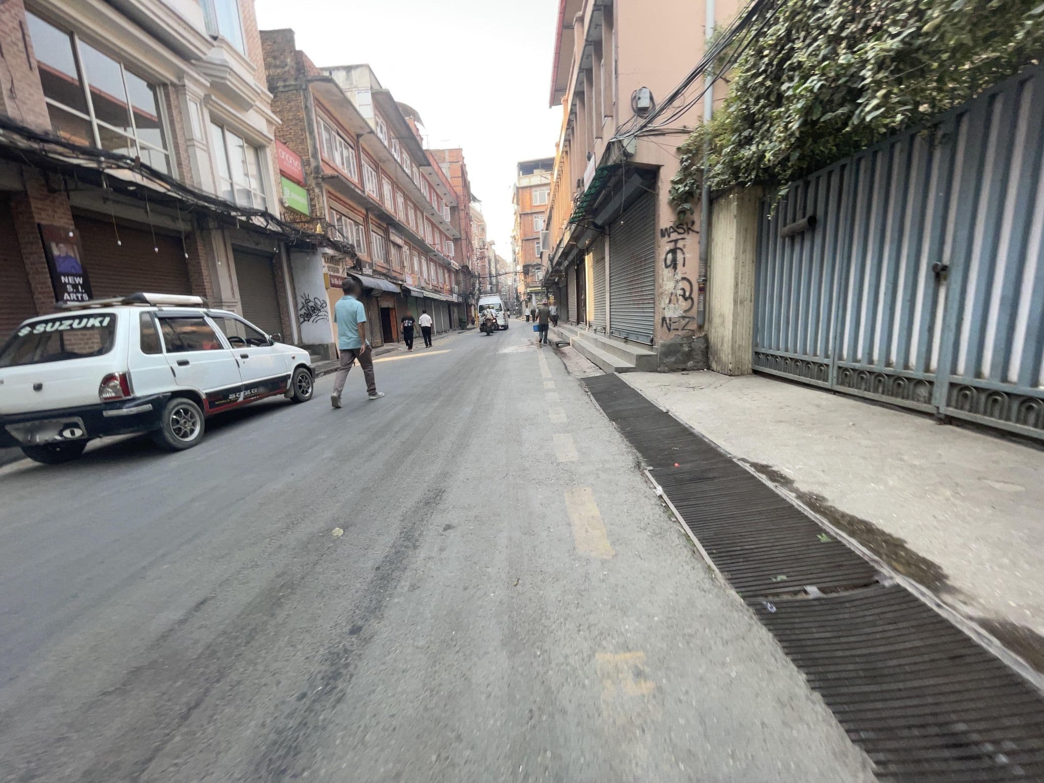 Street view near Om Tara Guest House - Standard Double or Twin Room, 2 Bedrooms, Smoking, City View (Deluxe Double Room with Private Bathr), Kathmandu