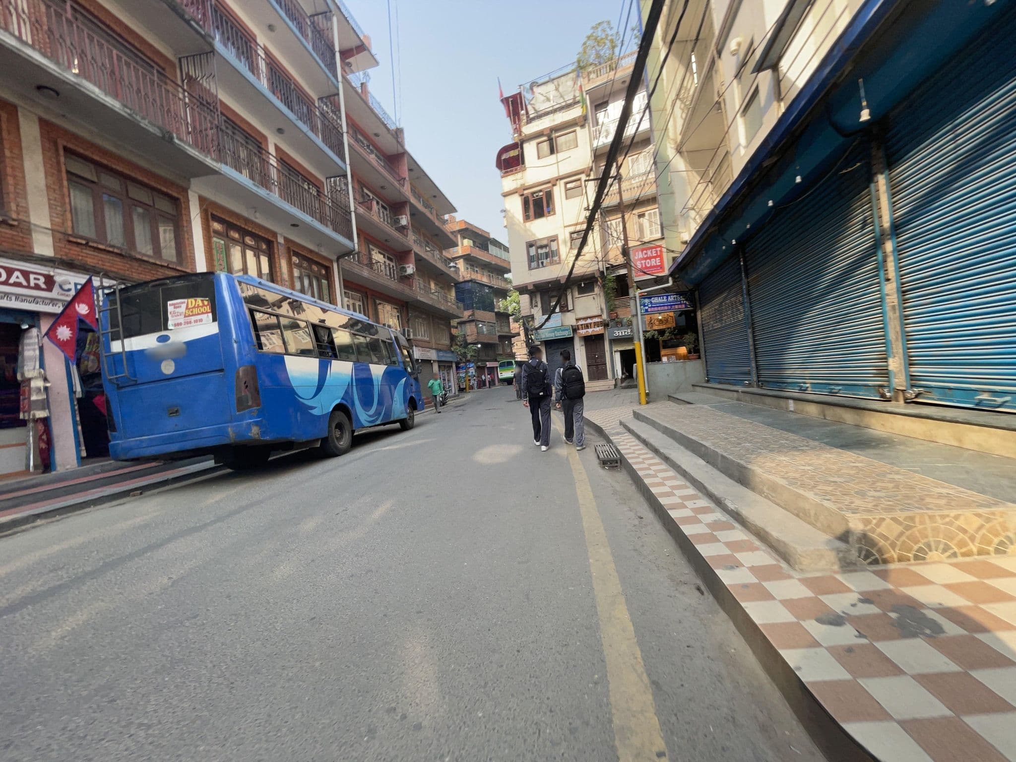 Street view near Yaksa Hotel, Kathmandu