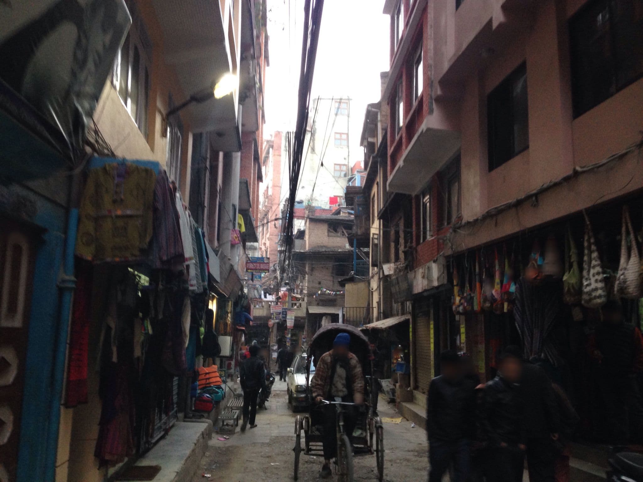 Street view near Hotel Rosemary Homes, Kathmandu