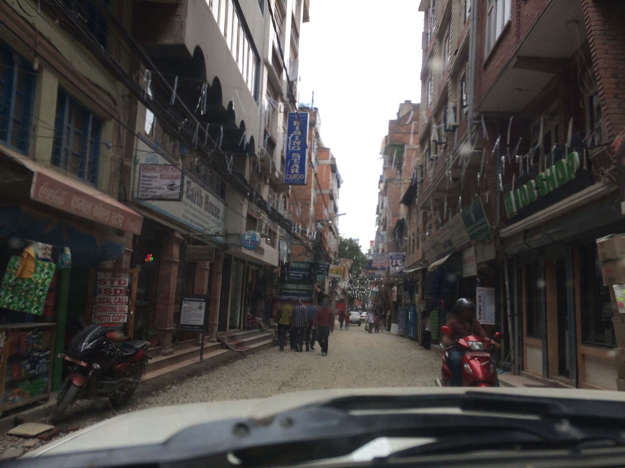 Street view near Hotel Hana Thamel, Kathmandu