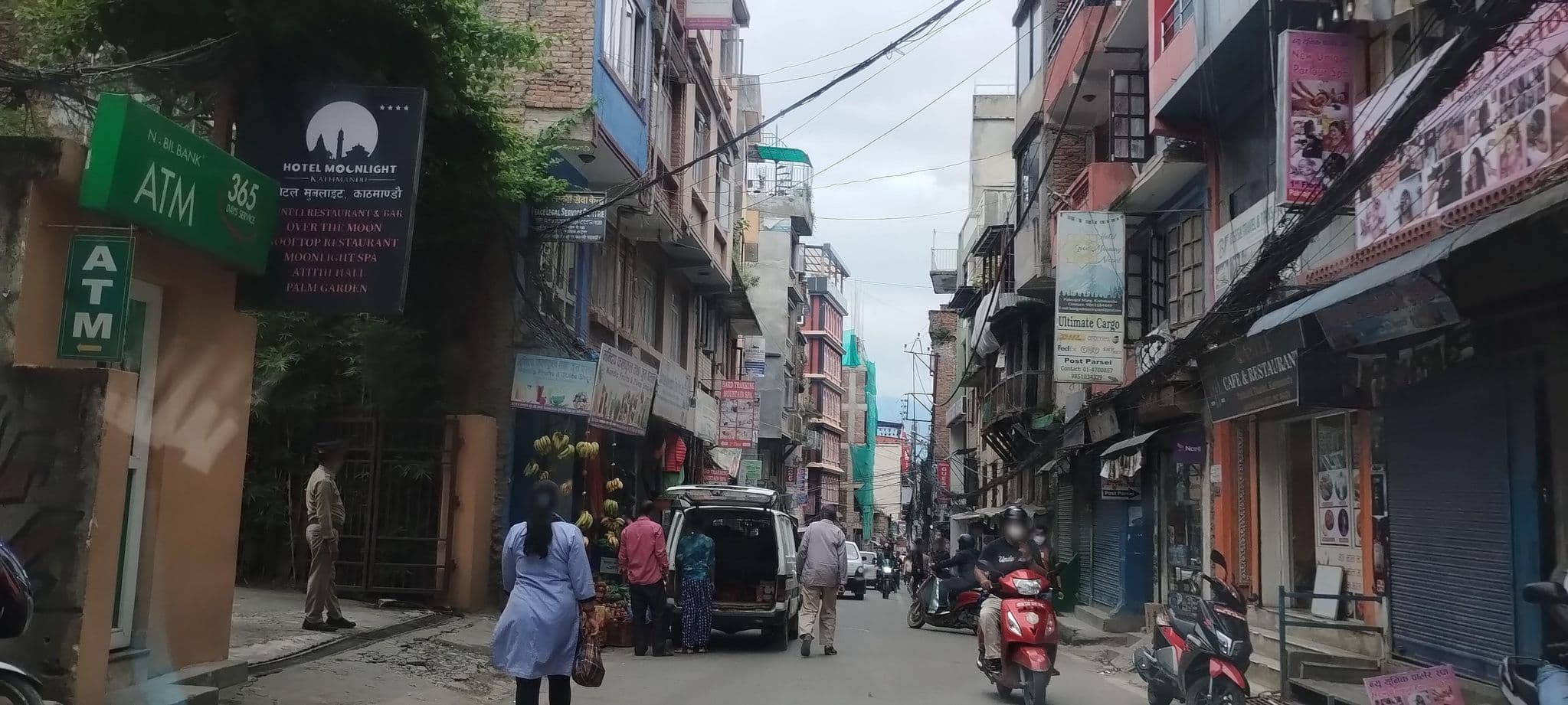 Street view near Hotel Aashraya Home Pvt. Ltd., Kathmandu