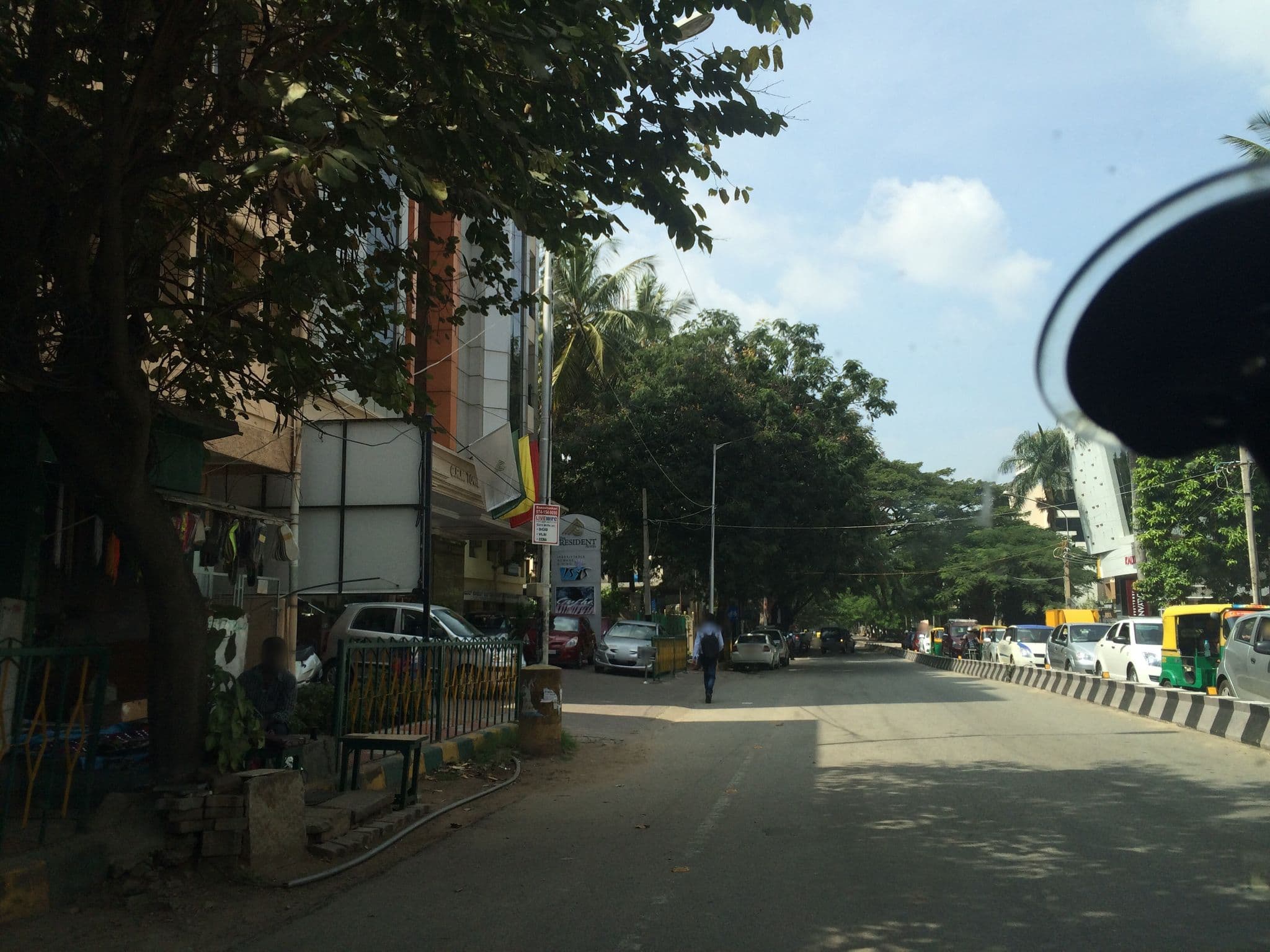 Street view near The President Hotel, Bengaluru — © ericg (CC BY-SA · Mapillary)