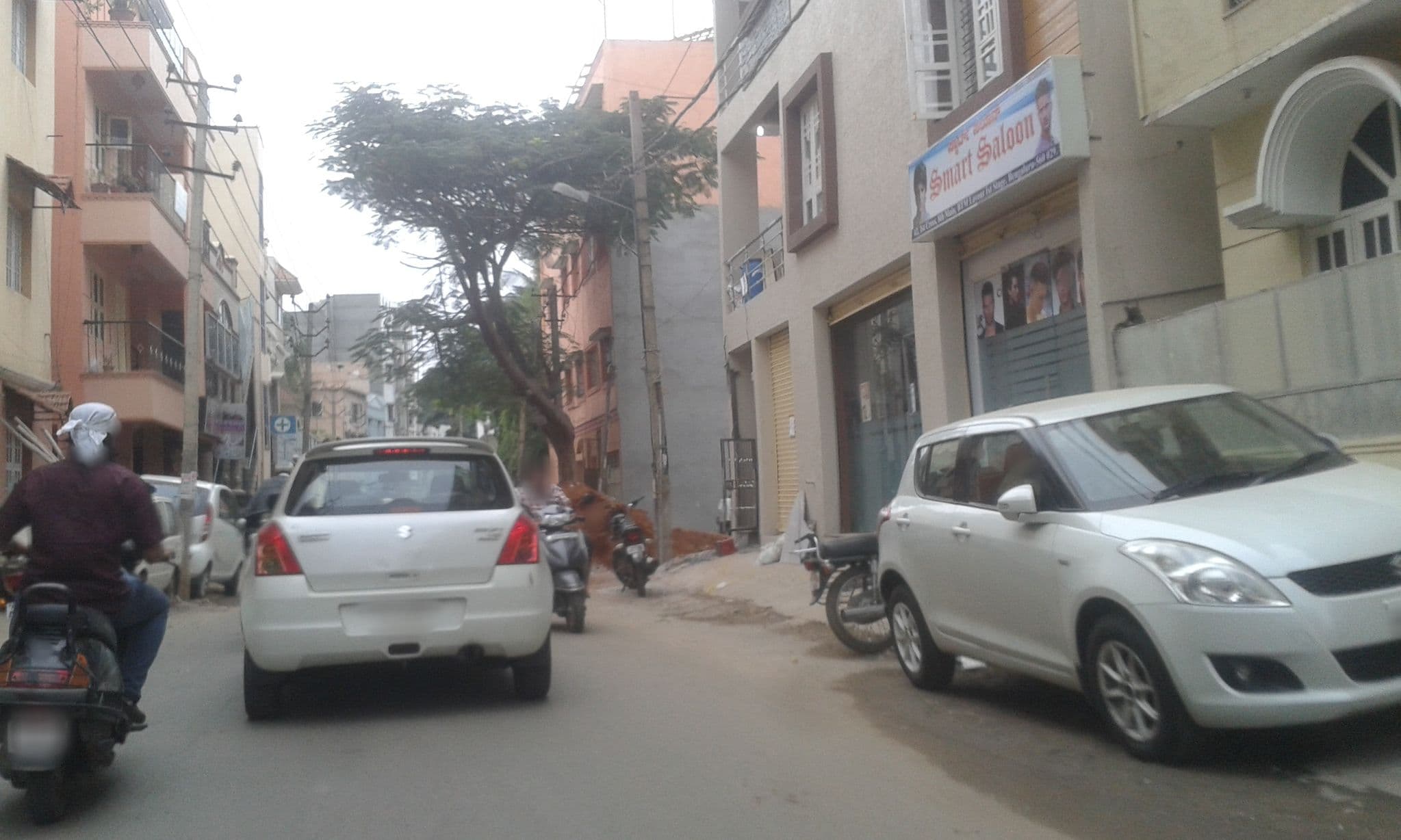 Street view near FabHotel The Royal Suites - Hotel in BTM Layout, Bengaluru — © yogi (CC BY-SA · Mapillary)