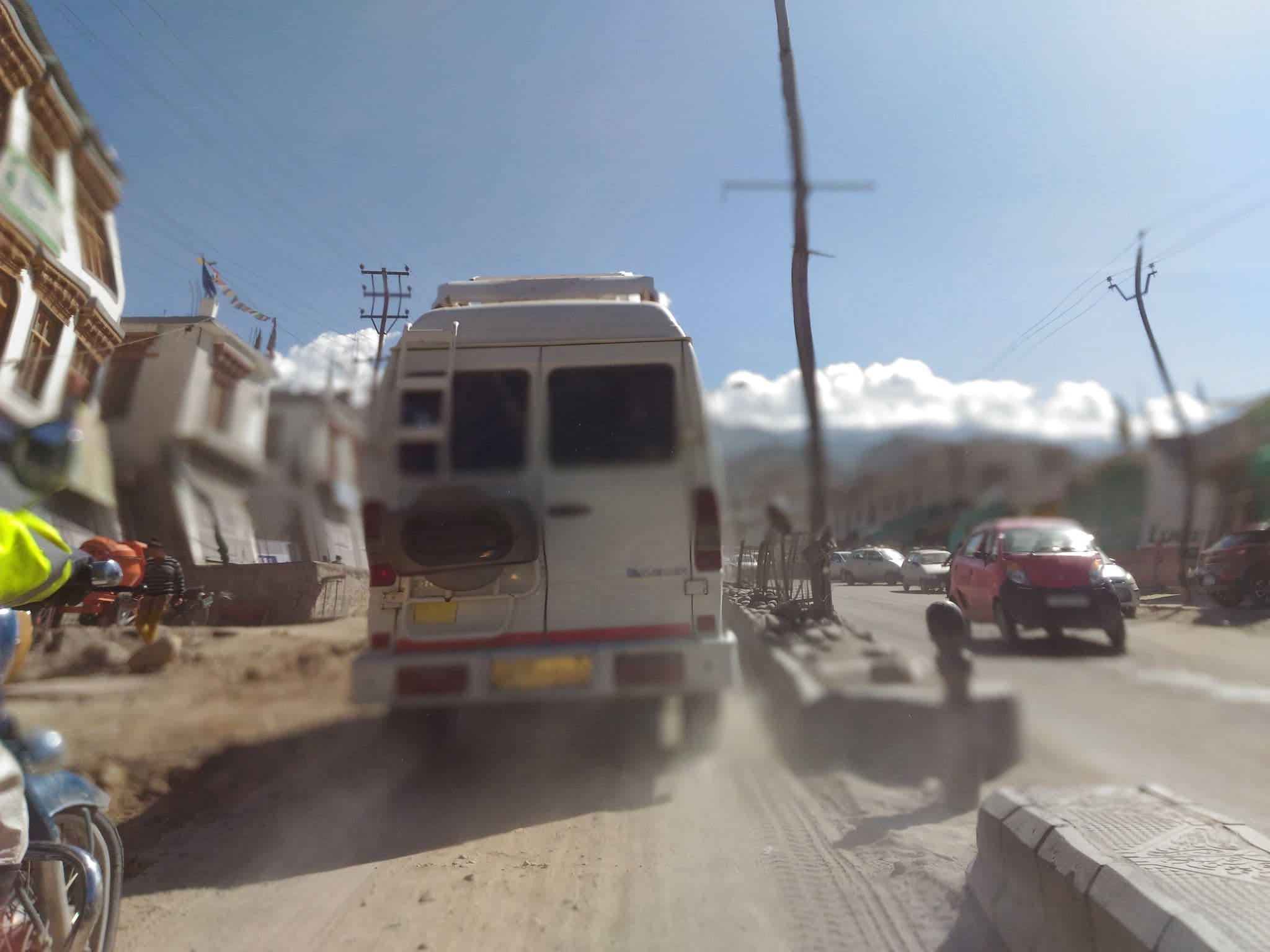Street view near Hostel leh ladakh, Leh