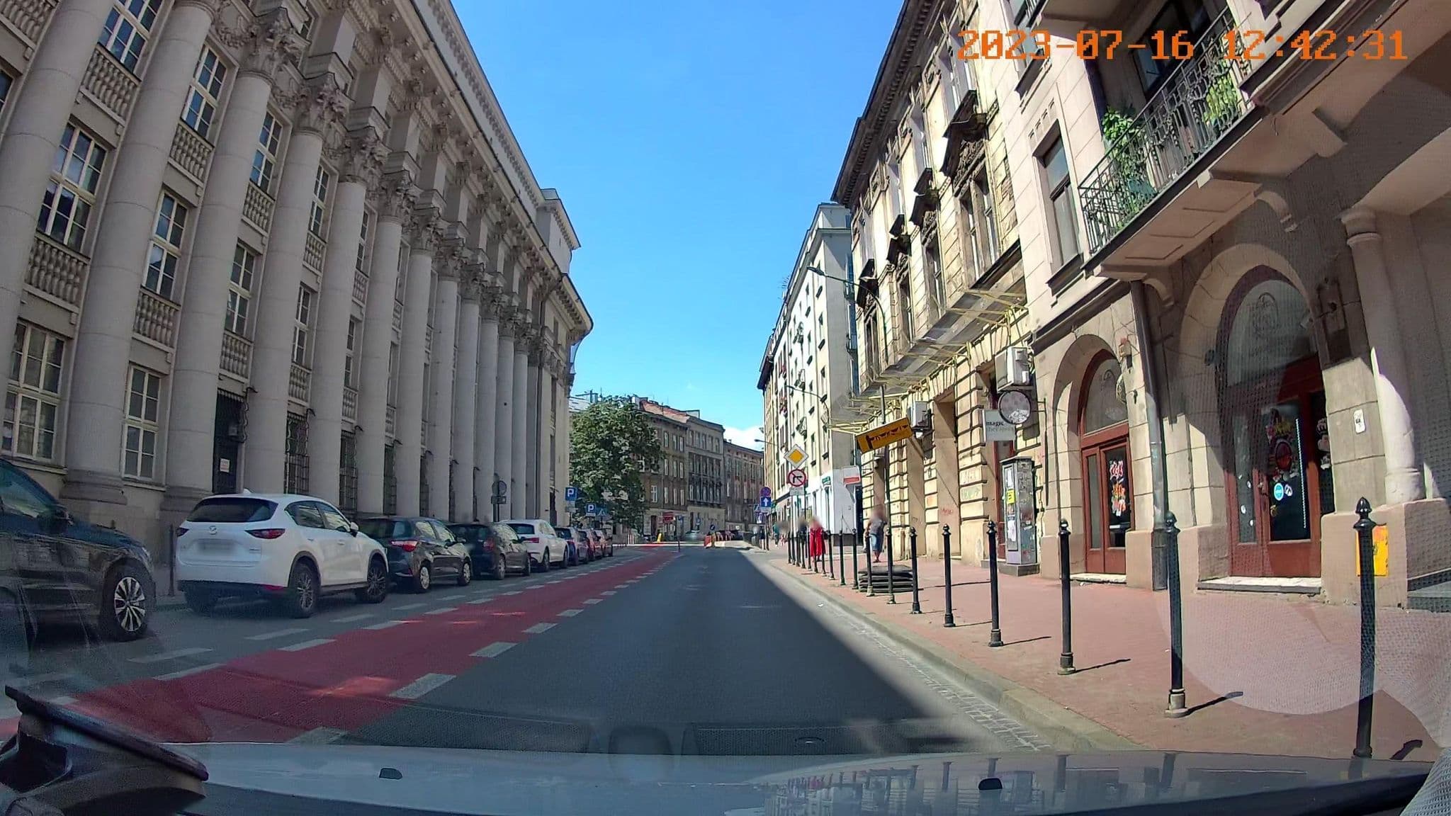 Street view near Fox hostel Krakow, Kraków — © jswk (CC BY-SA · Mapillary)