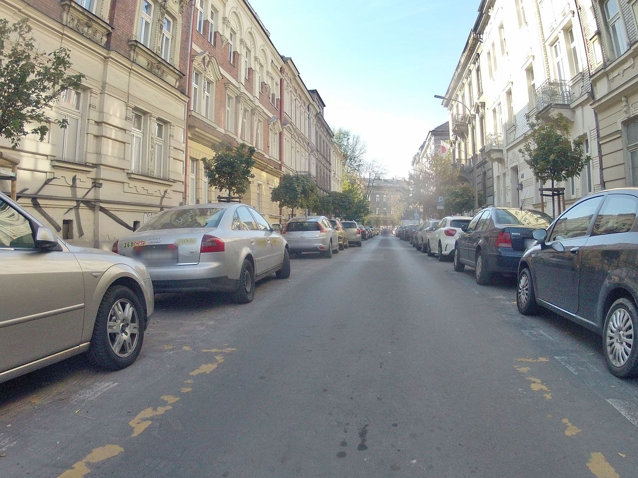 Street view near Das Hostel, Kraków — © ekeshkekesh (CC BY-SA · Mapillary)