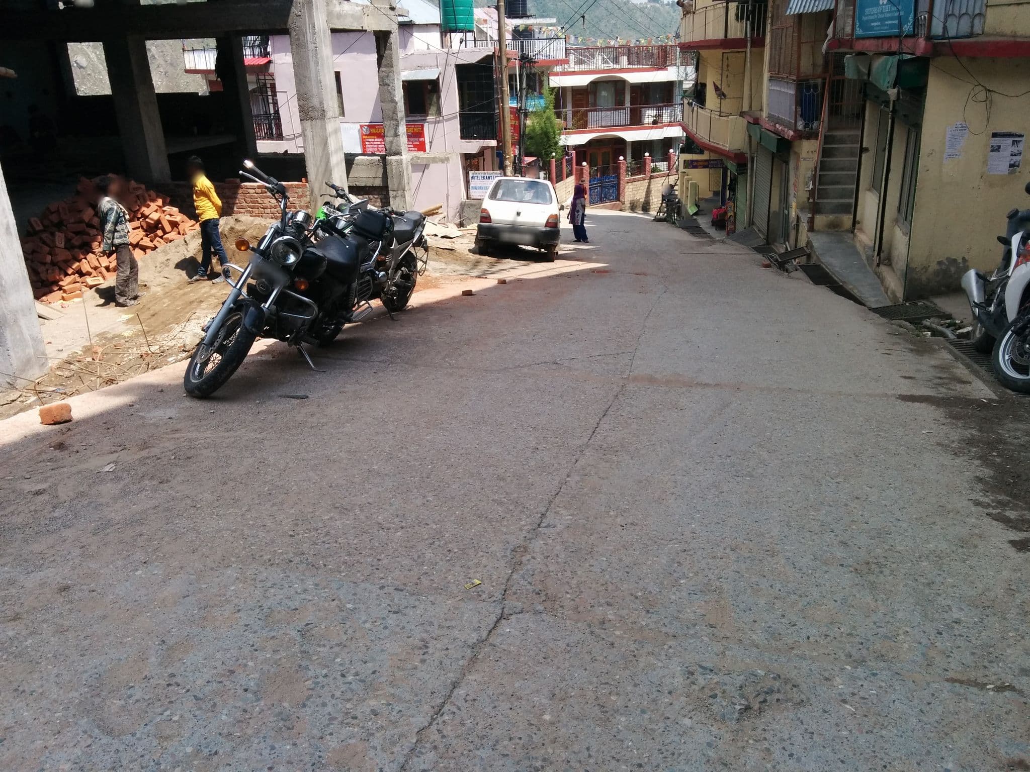 Street view near Hotel The Vaikunth - Hotel in Mcleodganj, Dharamsala