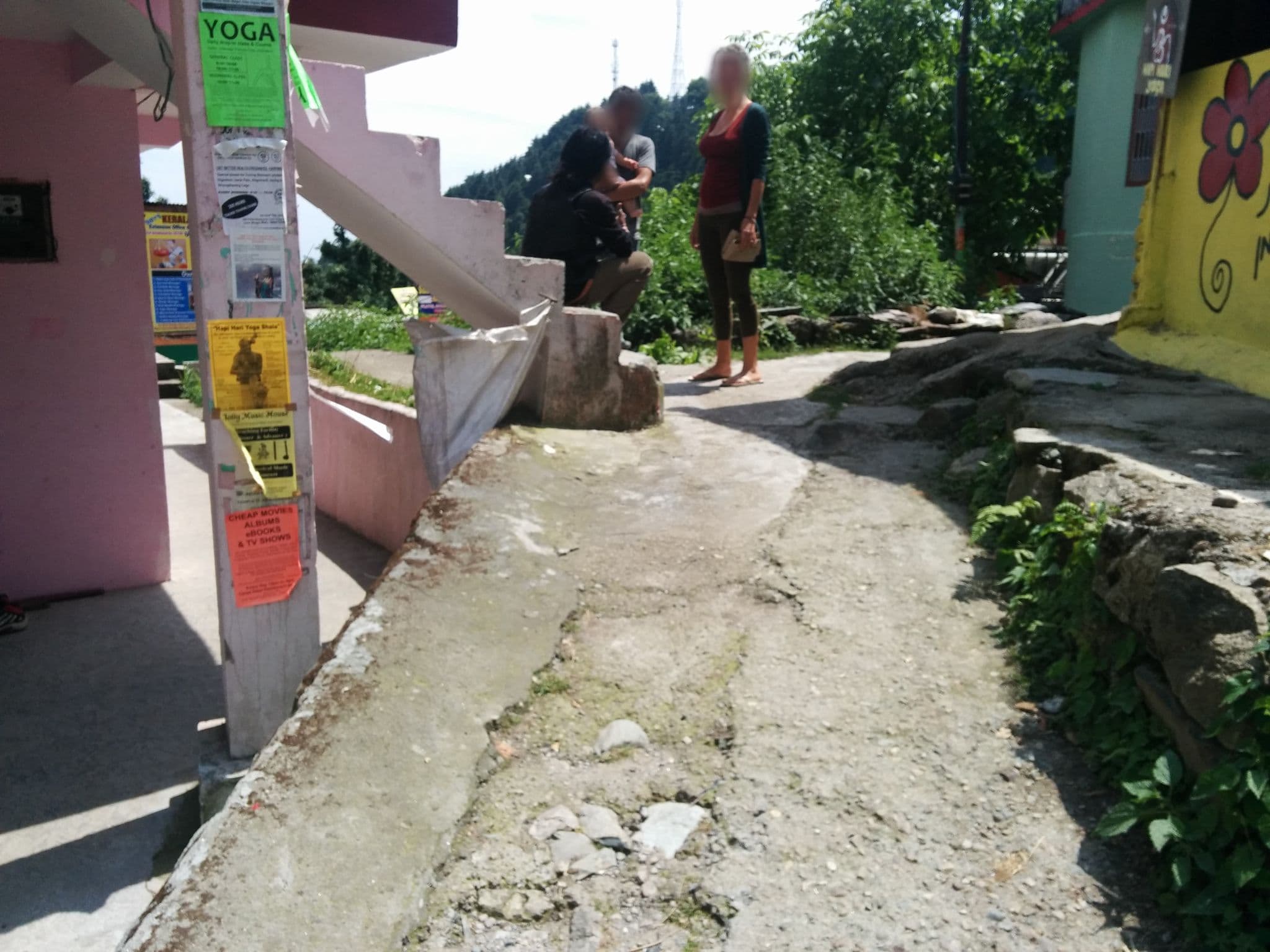 Street view near Cookies Hostel, Dharamsala