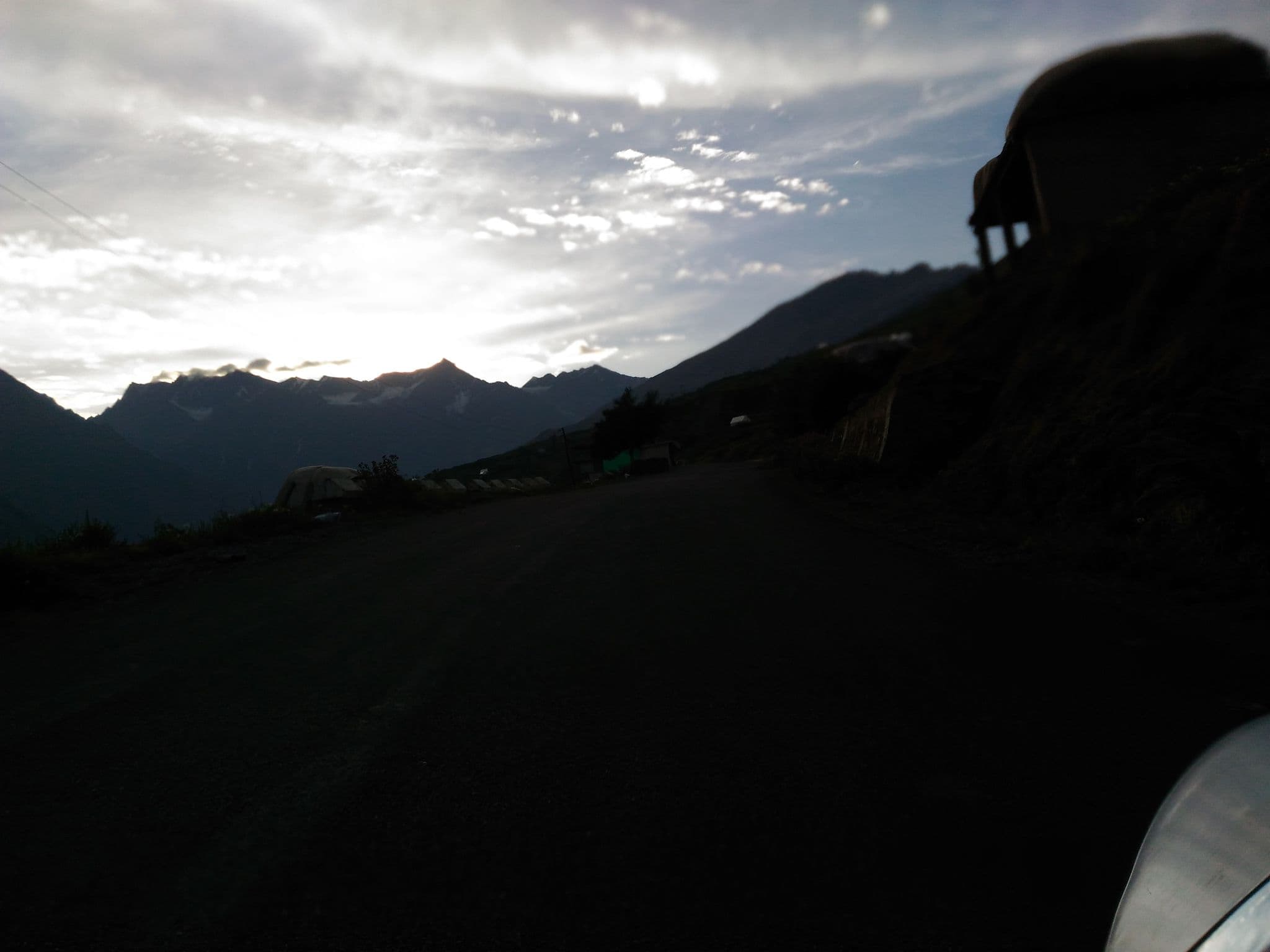 Street view near Himalayas’s nature, Kyelang