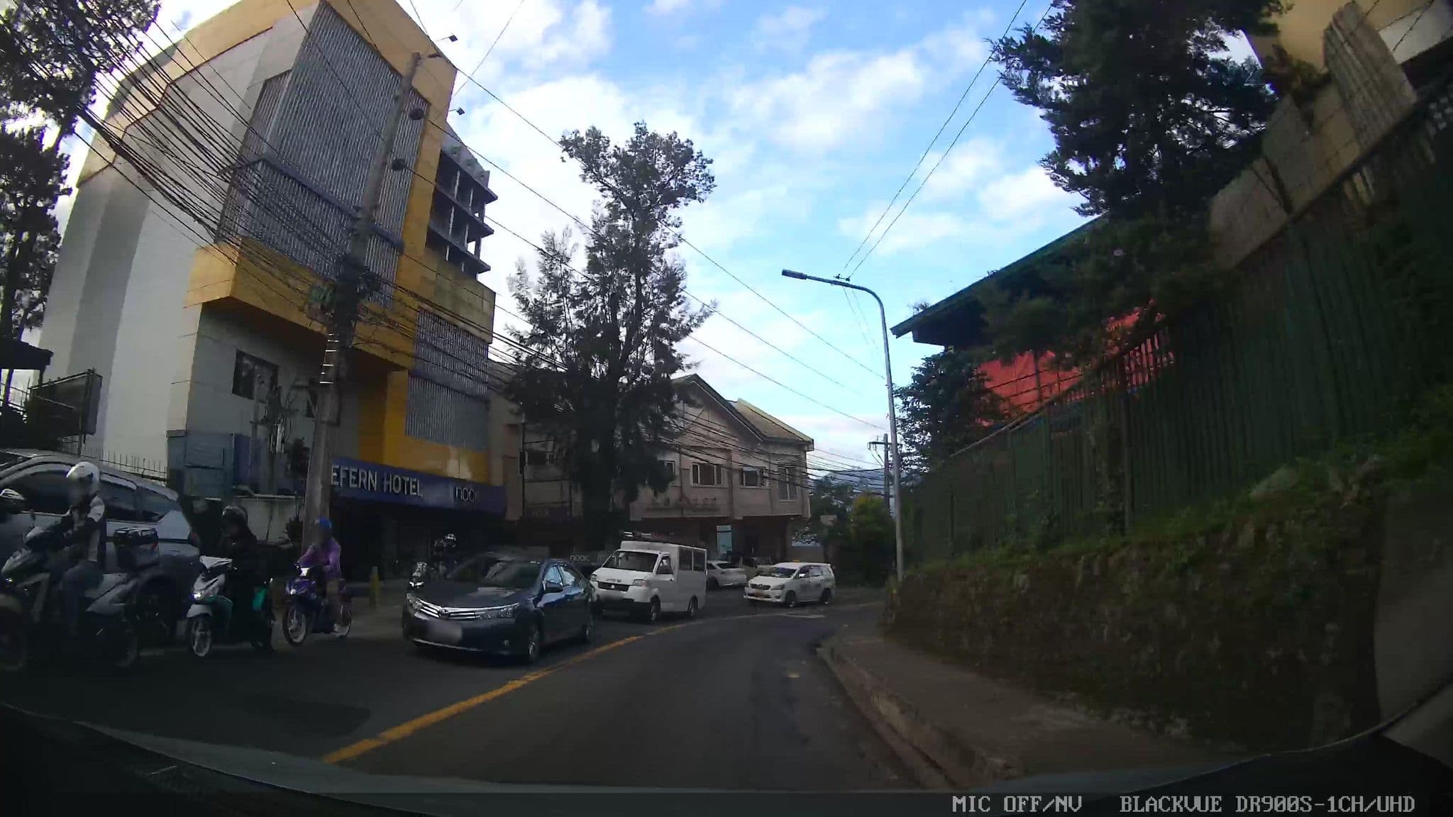 Street view near Baguio LeFern Hotel Military Cut - off, Baguio