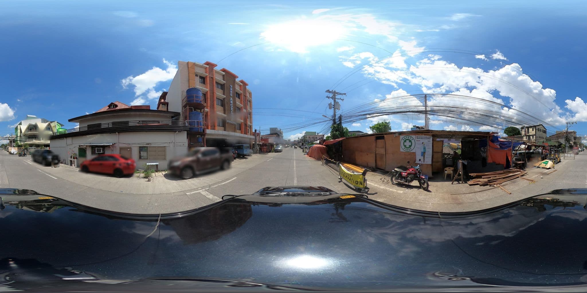 Street view near Tres Angelas Dormitel JM, Davao