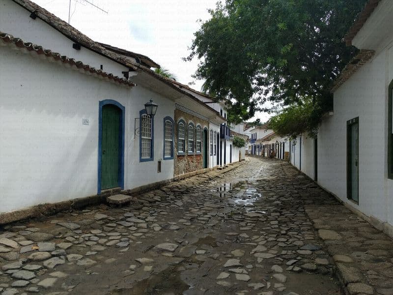 Street view near Casa Simone Pousada, Paraty