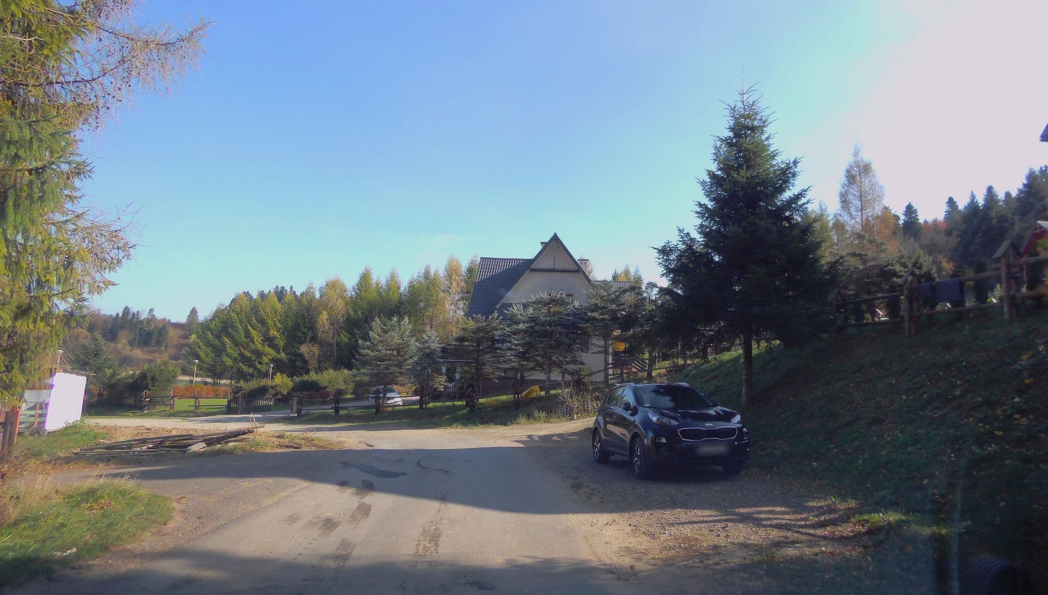 Street view near Villa Solina Zawóz, Baligród